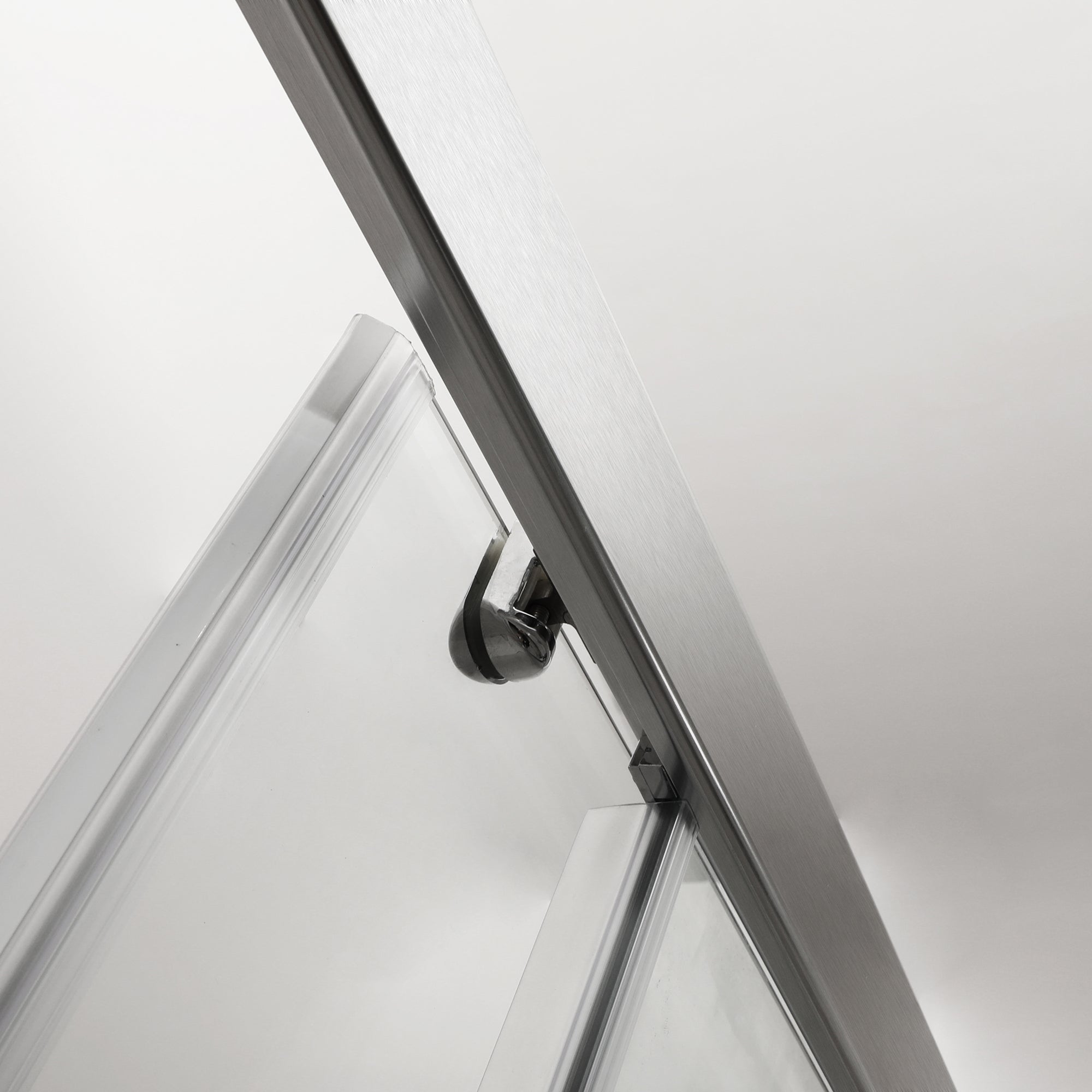 48 in. W x 72 in. H Semi-Frameless Shower Door Single Sliding