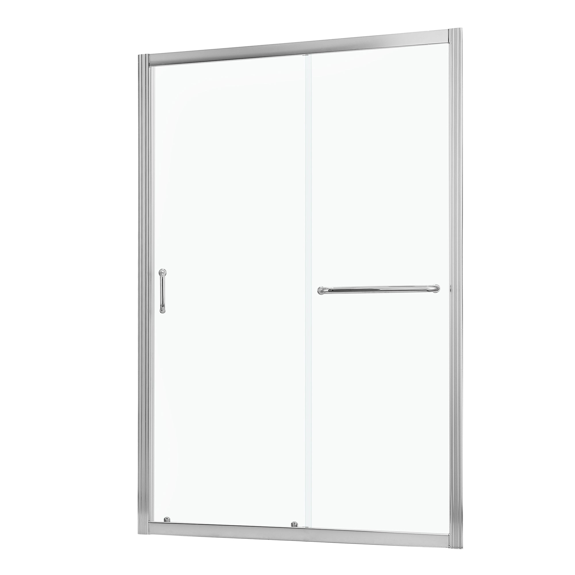 48 in. W x 72 in. H Semi-Frameless Shower Door Single Sliding