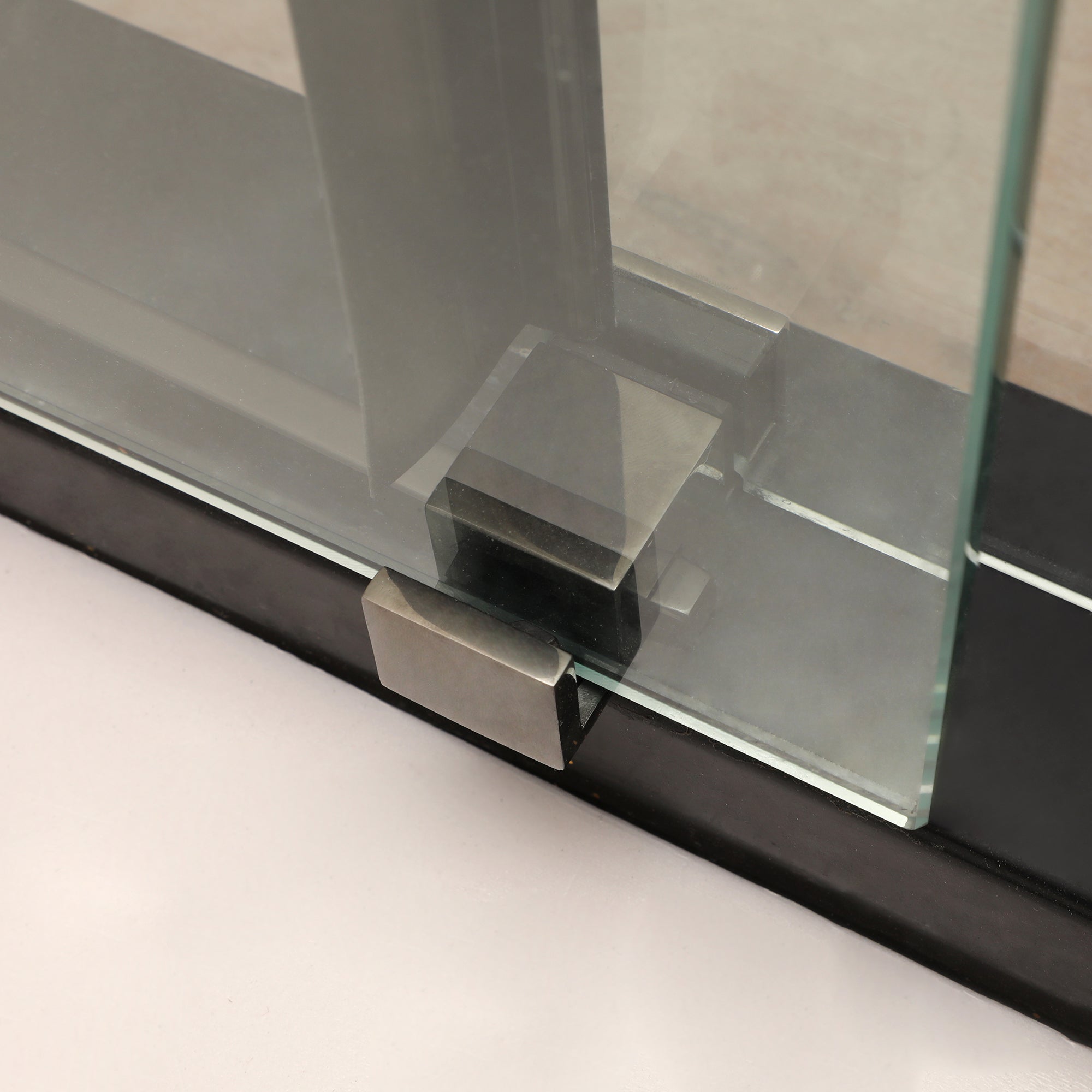 48 in. W x 72 in. H Semi-Frameless Shower Door Single Sliding