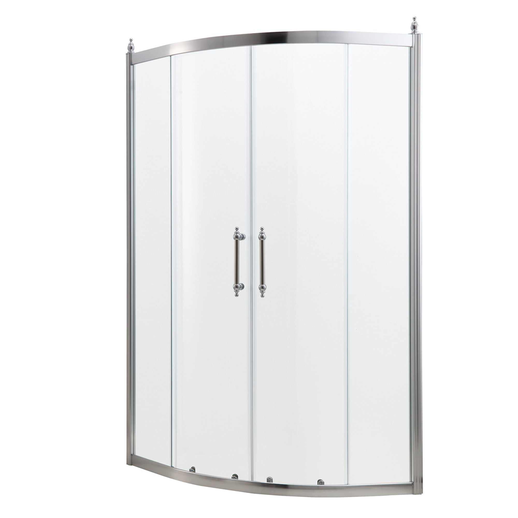 48 in. W x 72 in. H Semi-Frameless Shower Door Single Sliding