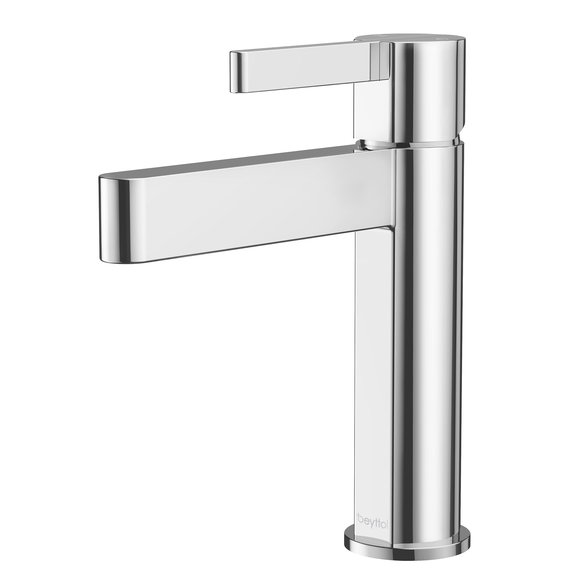 Single Handle Single Hole Brass Bathroom Faucet Set with Drainer
