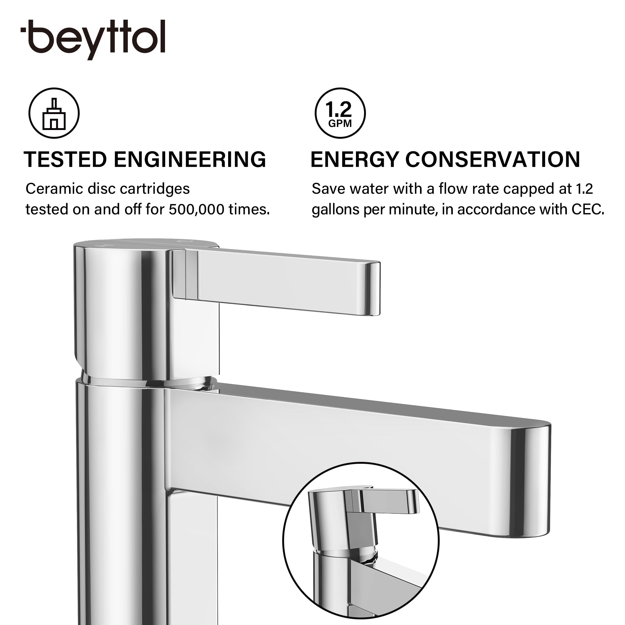 Single Handle Single Hole Brass Bathroom Faucet Set with Drainer