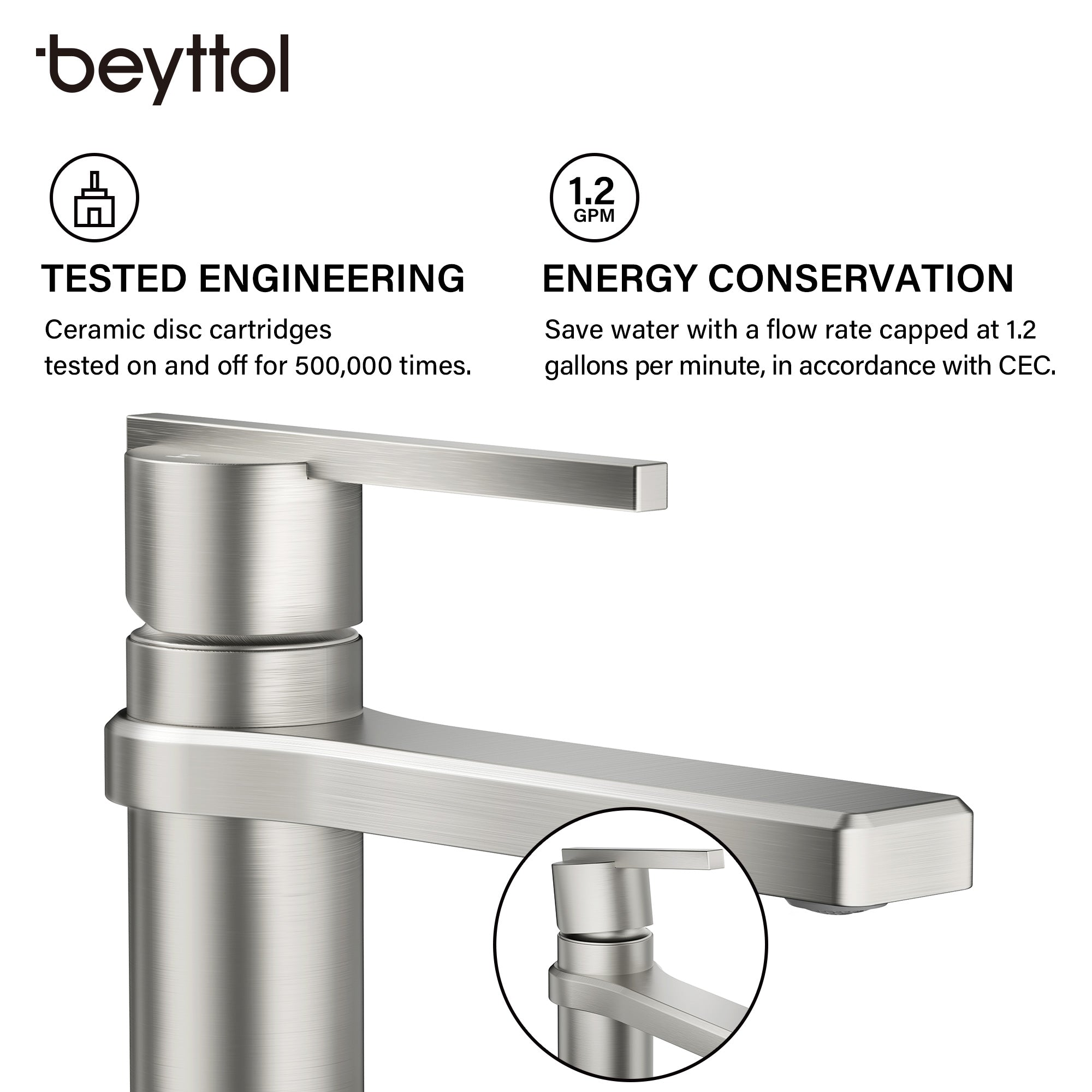 Single Handle Single Hole Brass Bathroom Faucet Set with Drainer