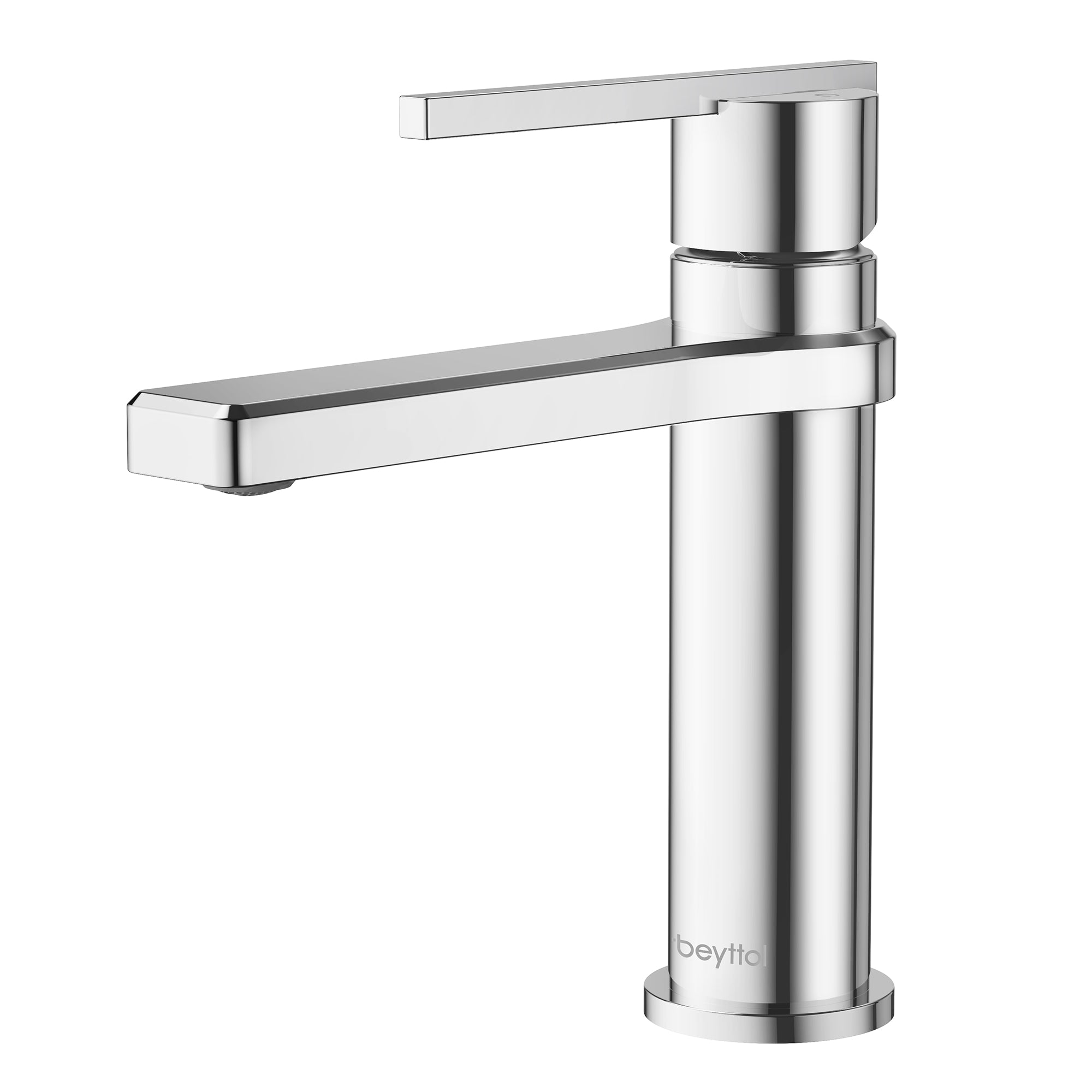 Single Handle Single Hole Brass Bathroom Faucet Set with Drainer