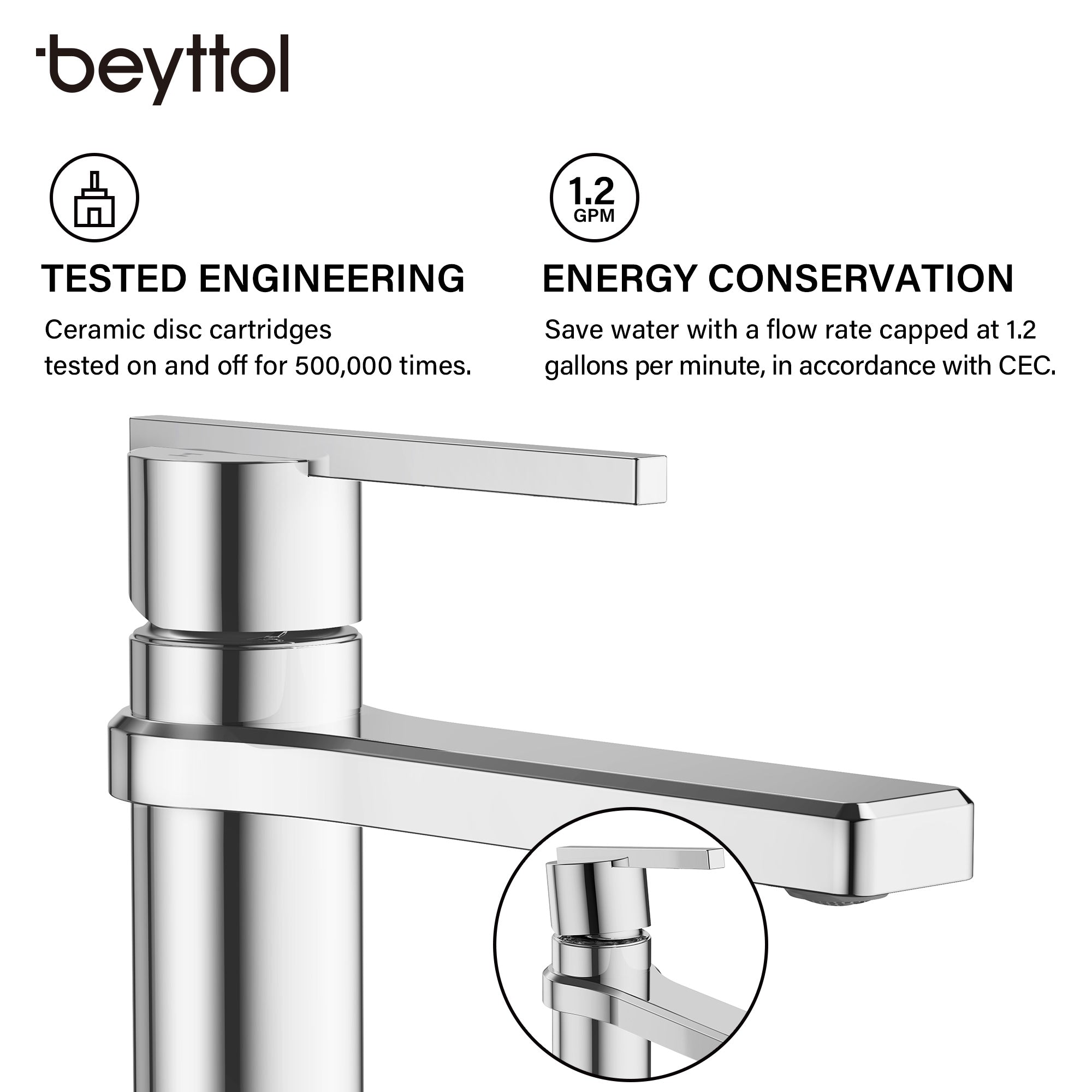 Single Handle Single Hole Brass Bathroom Faucet Set with Drainer