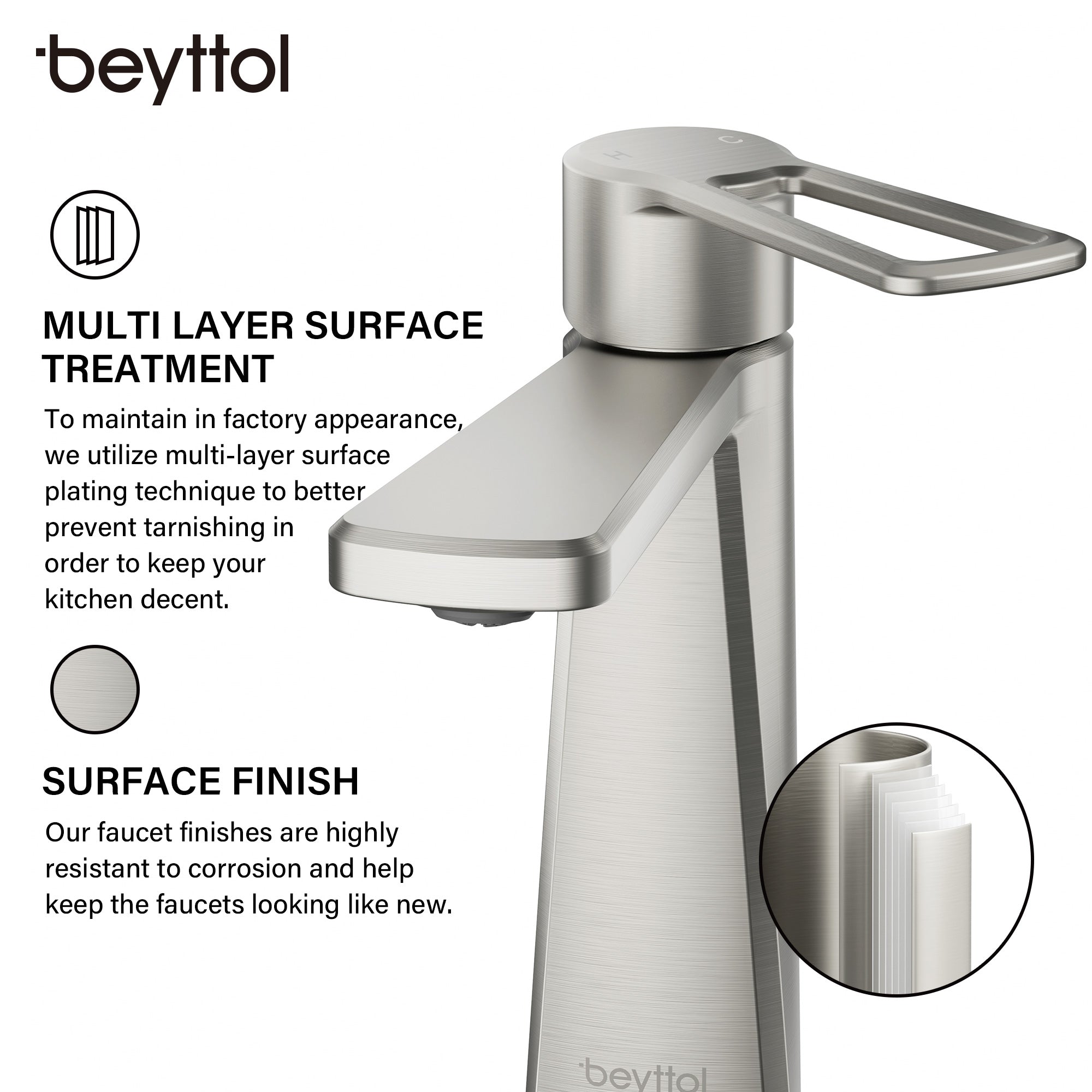 Single Handle Single Hole Brass Bathroom Faucet Set with Drainer11