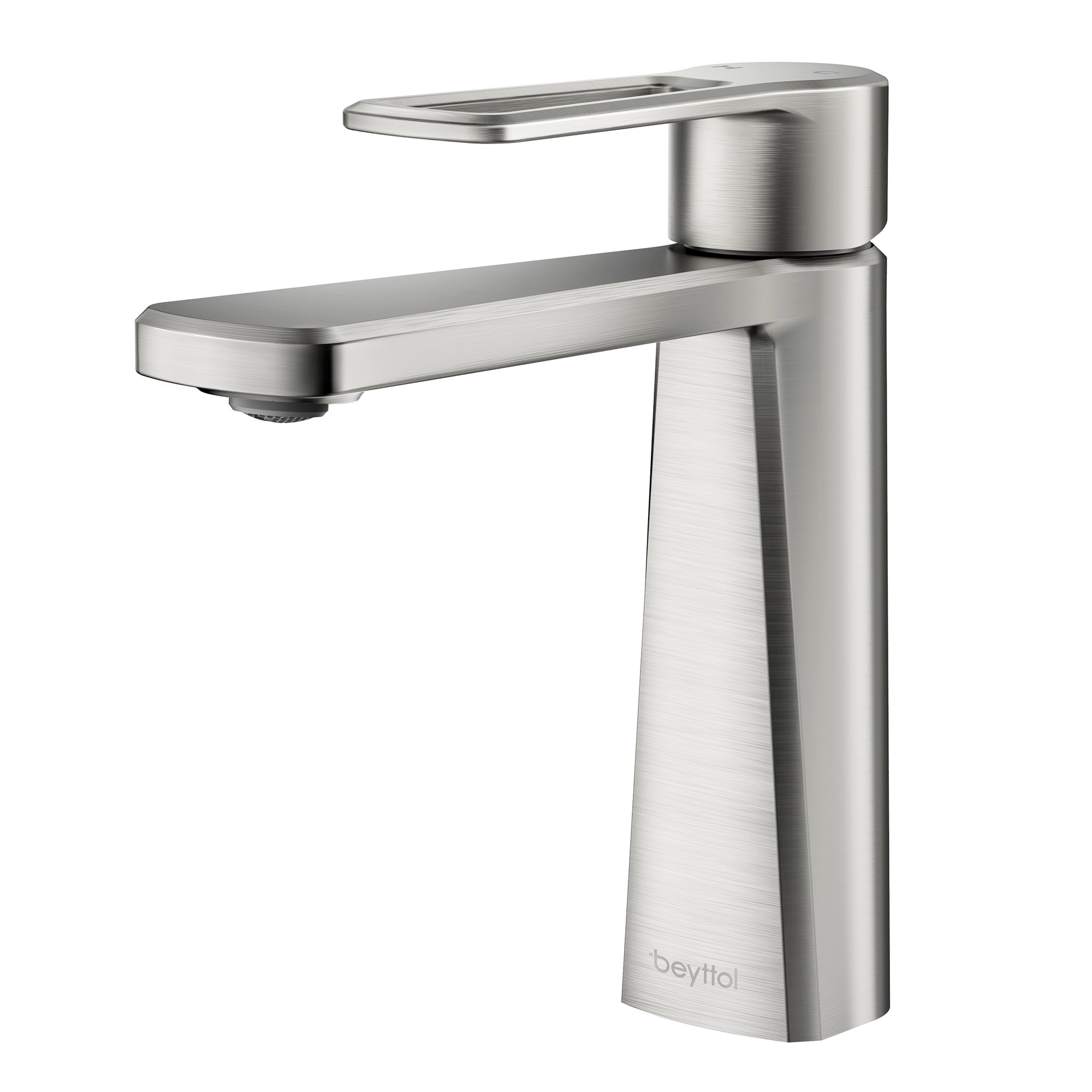 Single Handle Single Hole Brass Bathroom Faucet Set with Drainer11