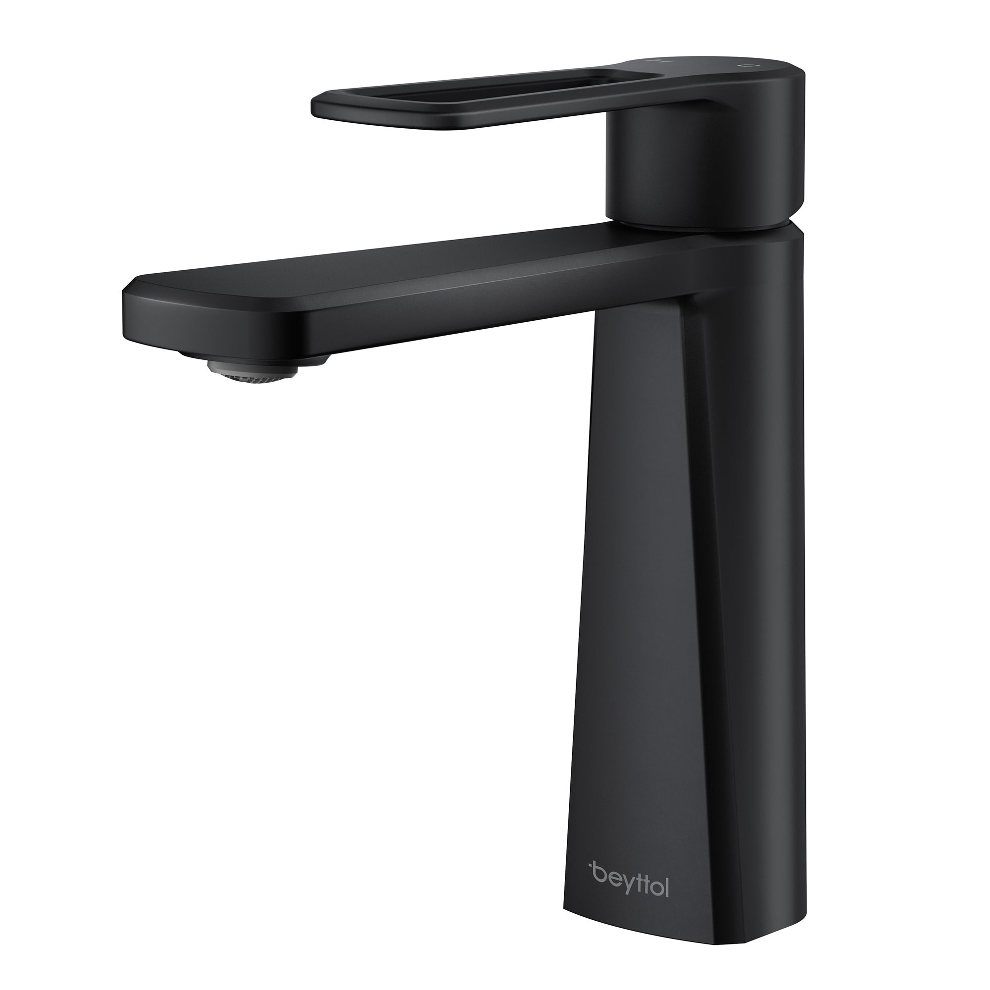 Single Handle Single Hole Brass Bathroom Faucet Set with Drainer11