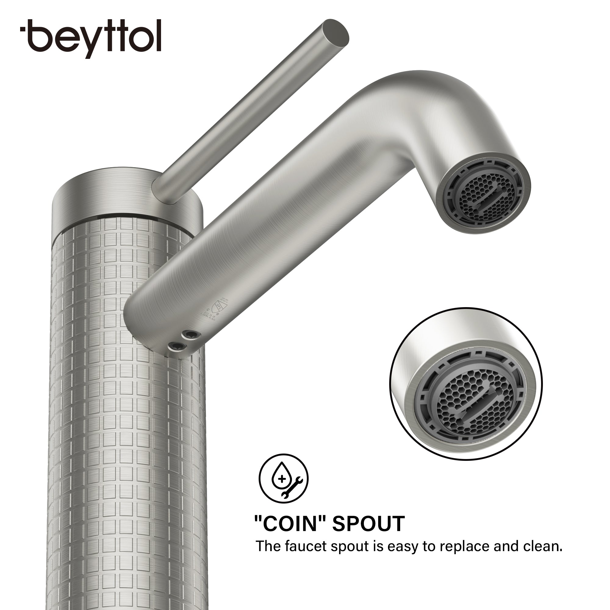 Single Handle Single Hole Brass Bathroom Faucet Set with Drainer11