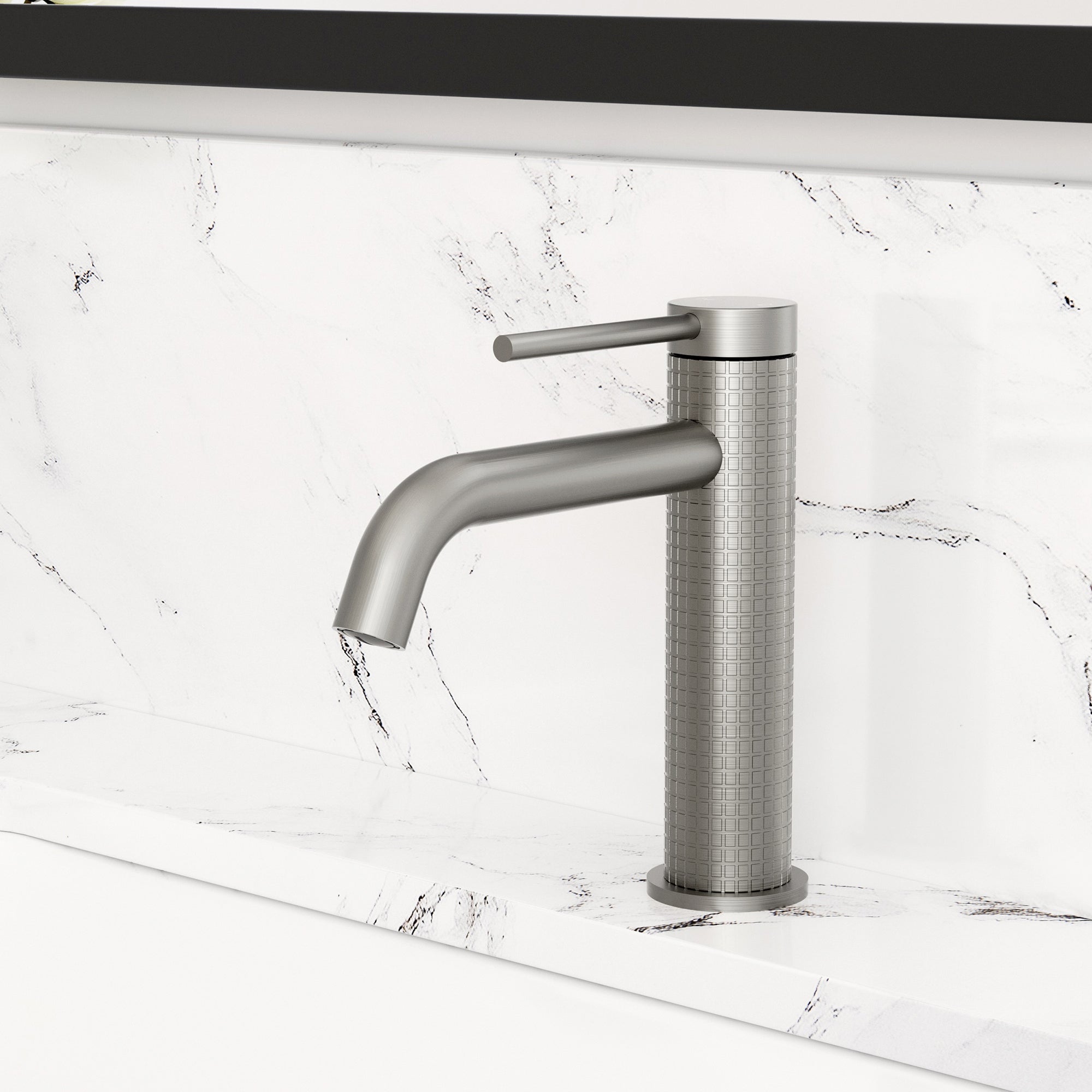 Single Handle Single Hole Brass Bathroom Faucet Set with Drainer11
