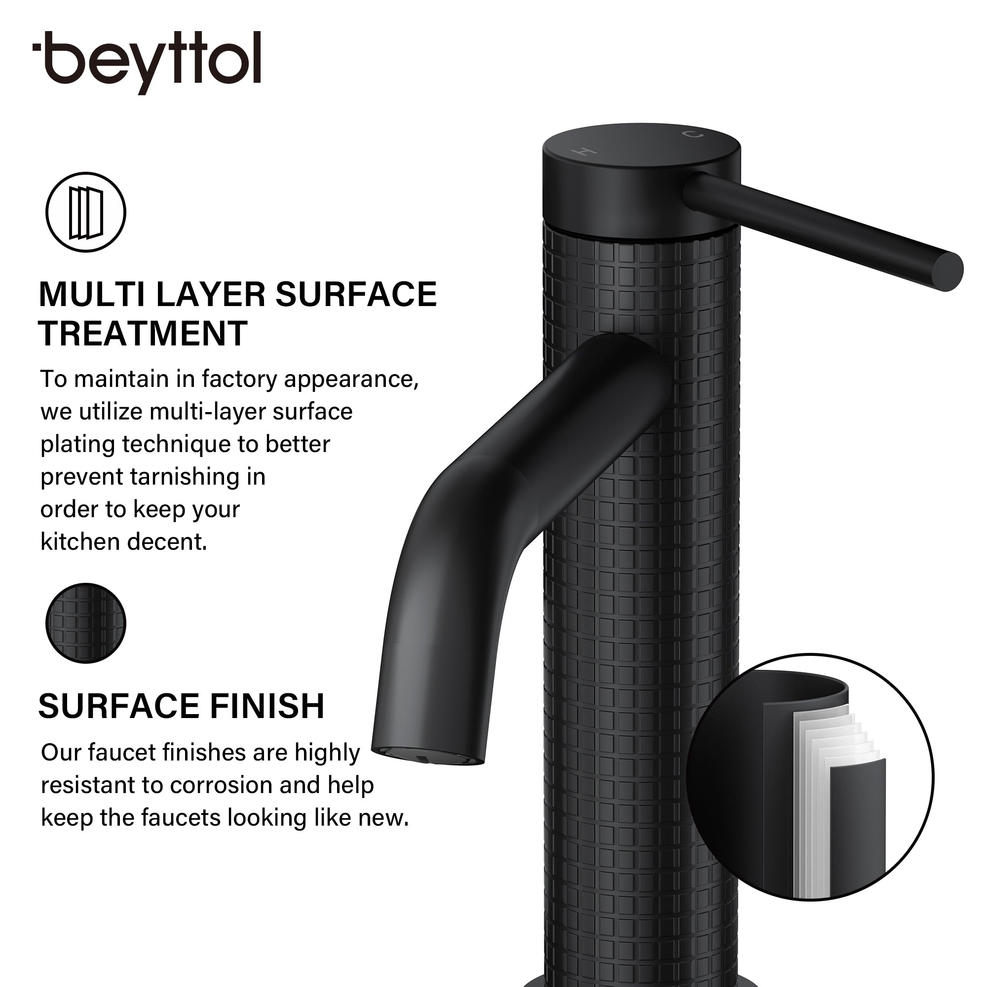 Single Handle Single Hole Brass Bathroom Faucet Set with Drainer11