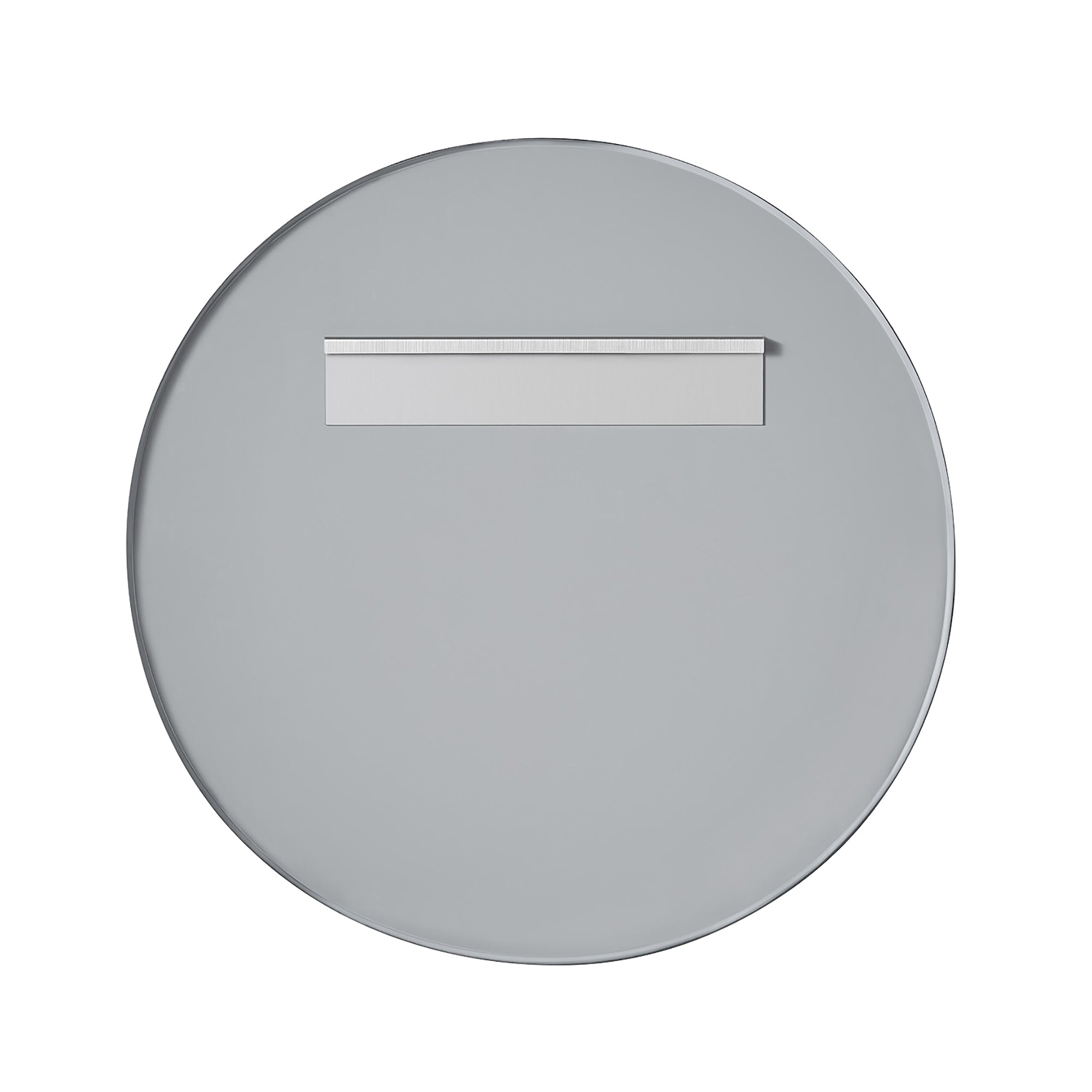 30 inch Round Wall Mounted Bathroom Vanity Mirror with Matte Black Border