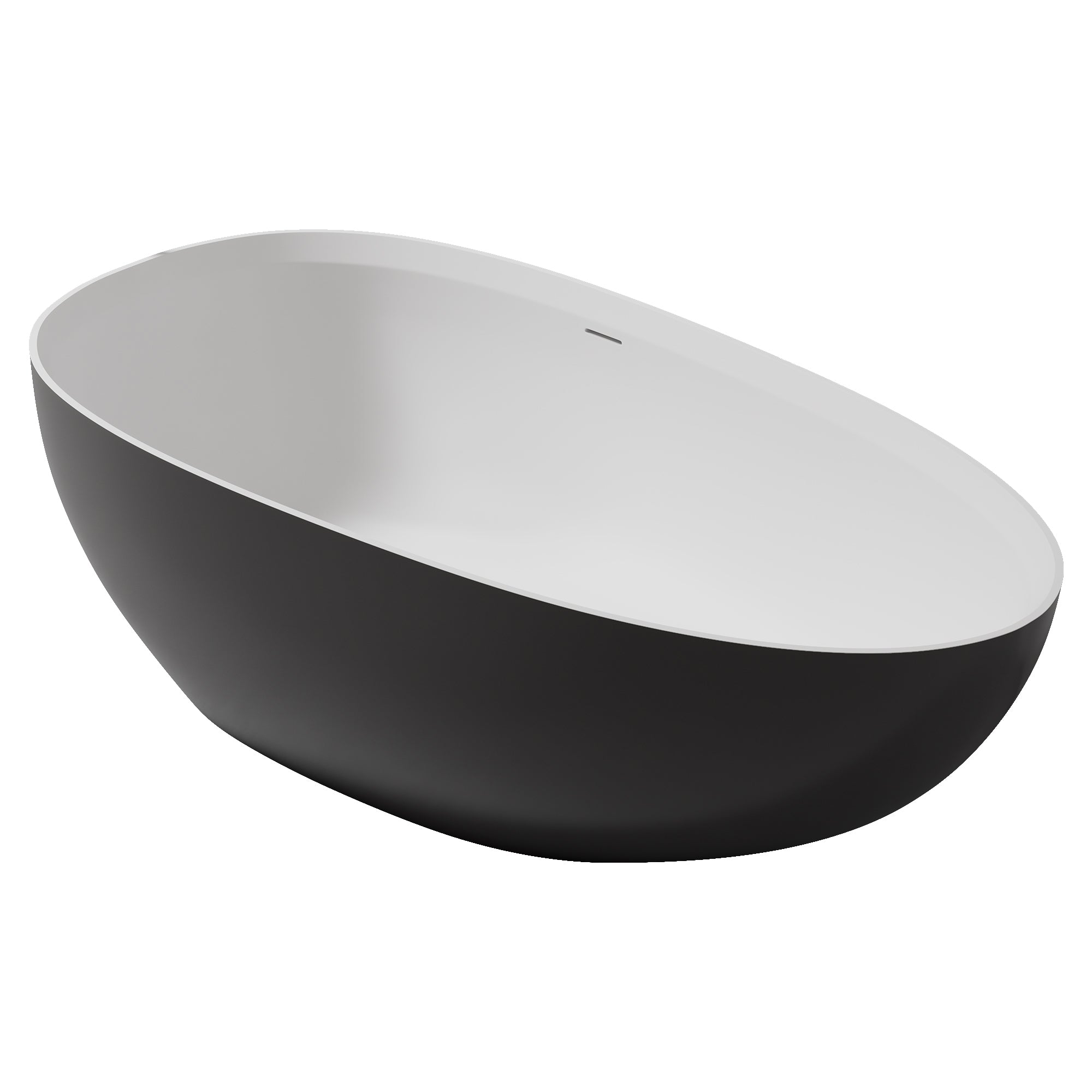 Solid Surface Freestanding Soaking Bathtub