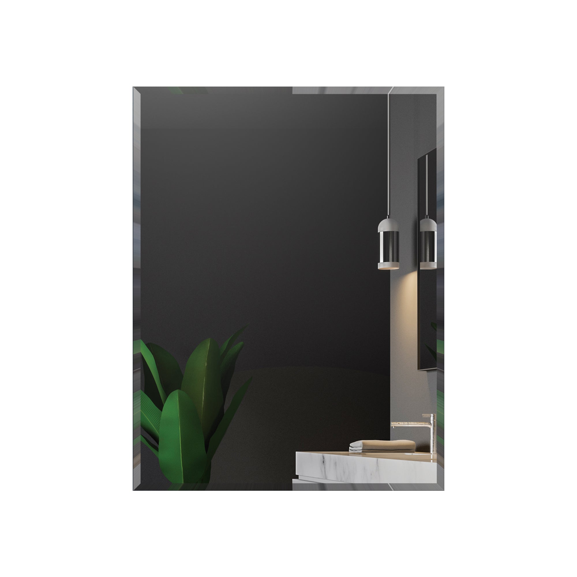 20" x 26" Aluminum Surface Mount Medicine Cabinet with Mirror