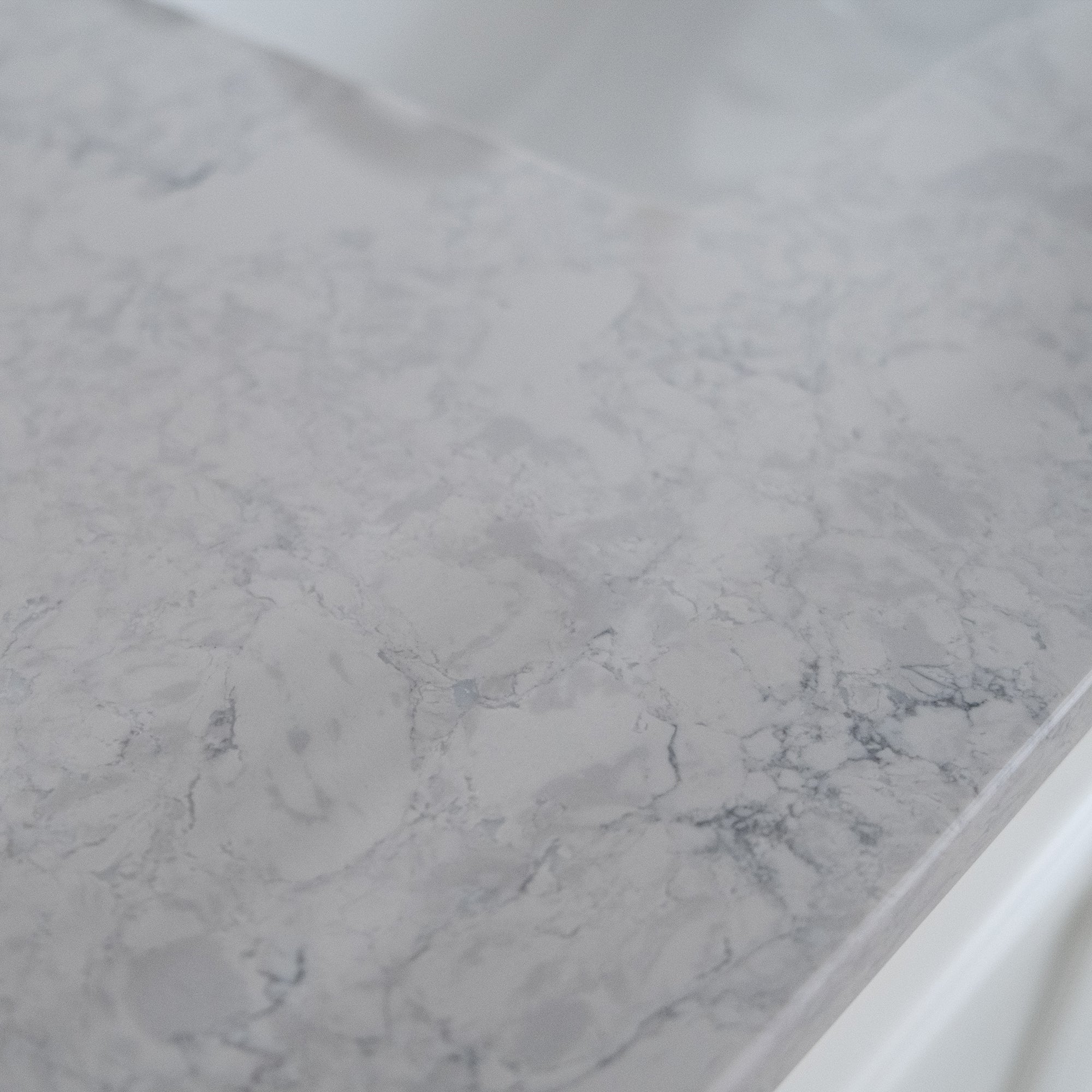 31 in./ 37 in./ 43 in. Calacatta Gray Engineered Stone Bathroom Vanity Top with Ceramic Sink