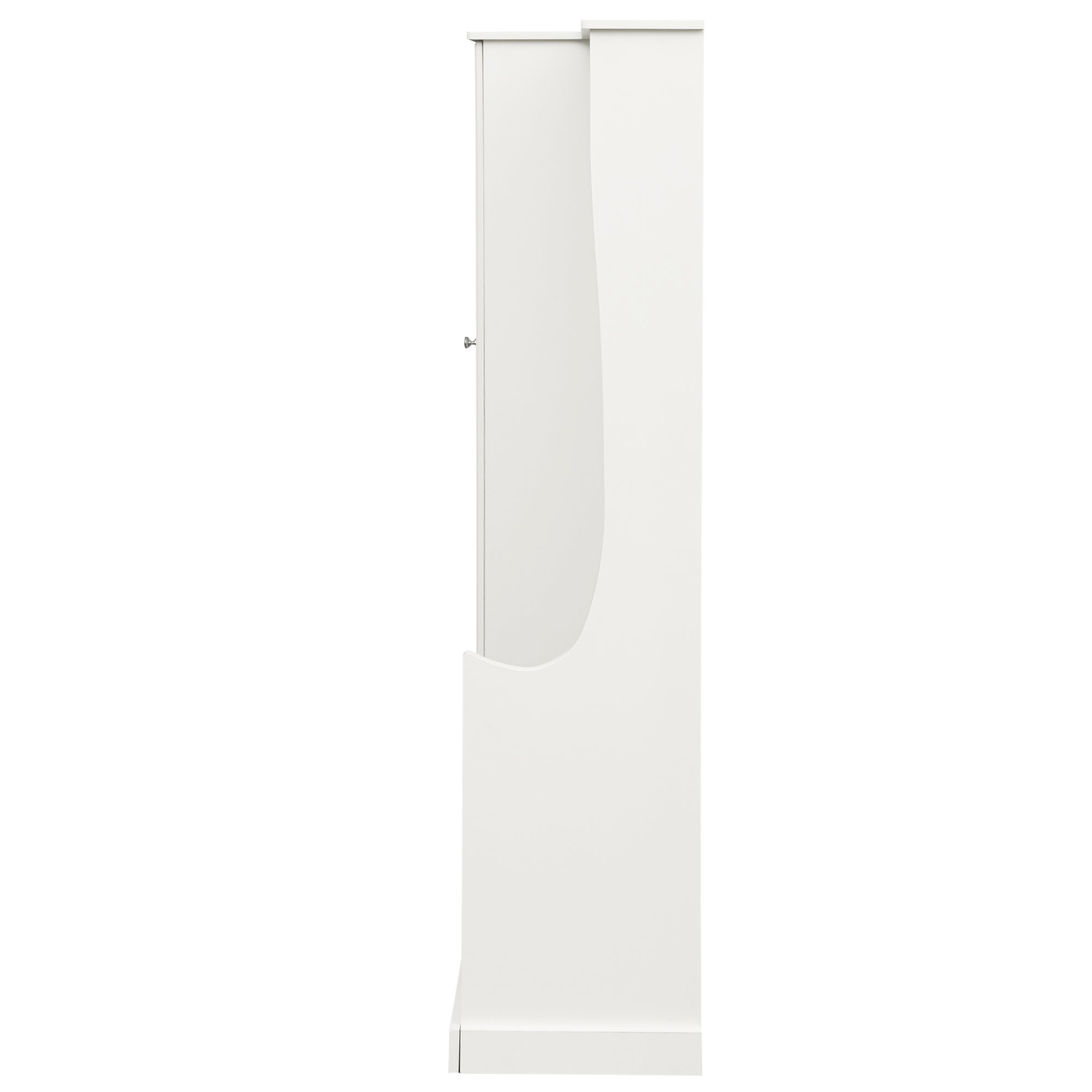 35 Inch MDF Multifunctional Hall Tree with Adjustable Shelves and Hanging Hooks