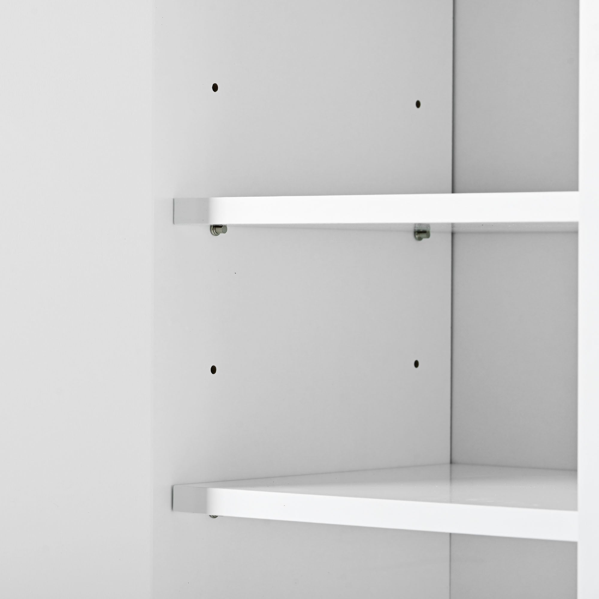 47 Inch Particle Board Modern Shoe Cabinet with Adjustable Shelves and Doors