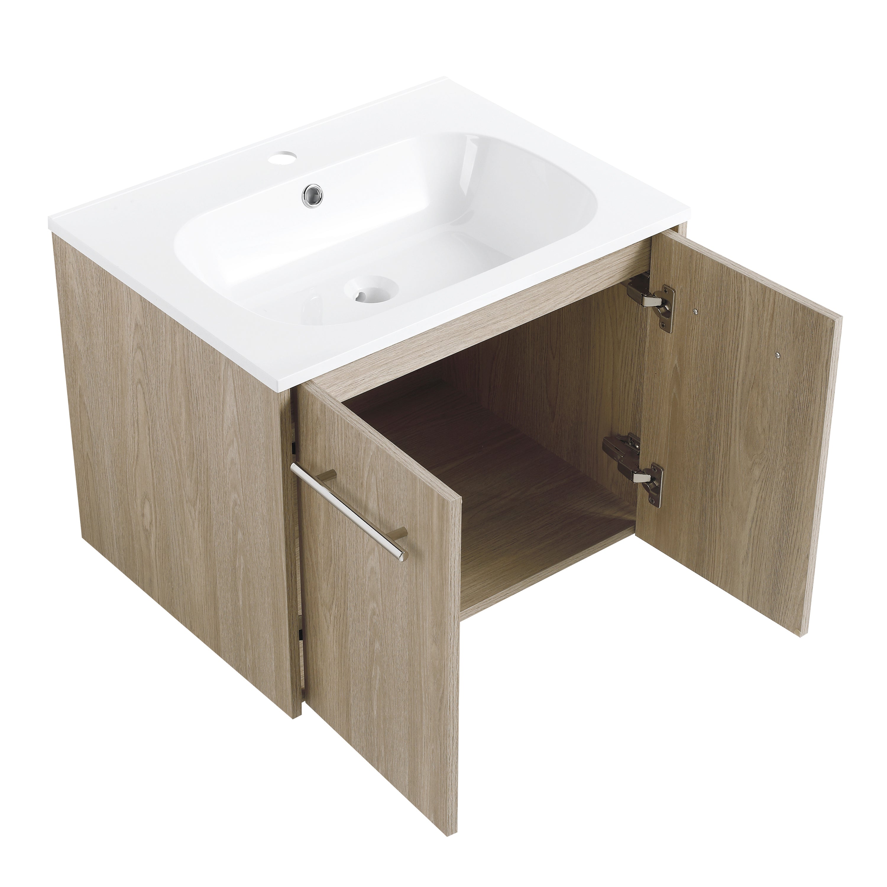 24 Inch Wall Mounted Bathroom Vanity(KD-Packing)-BVC04724WEO