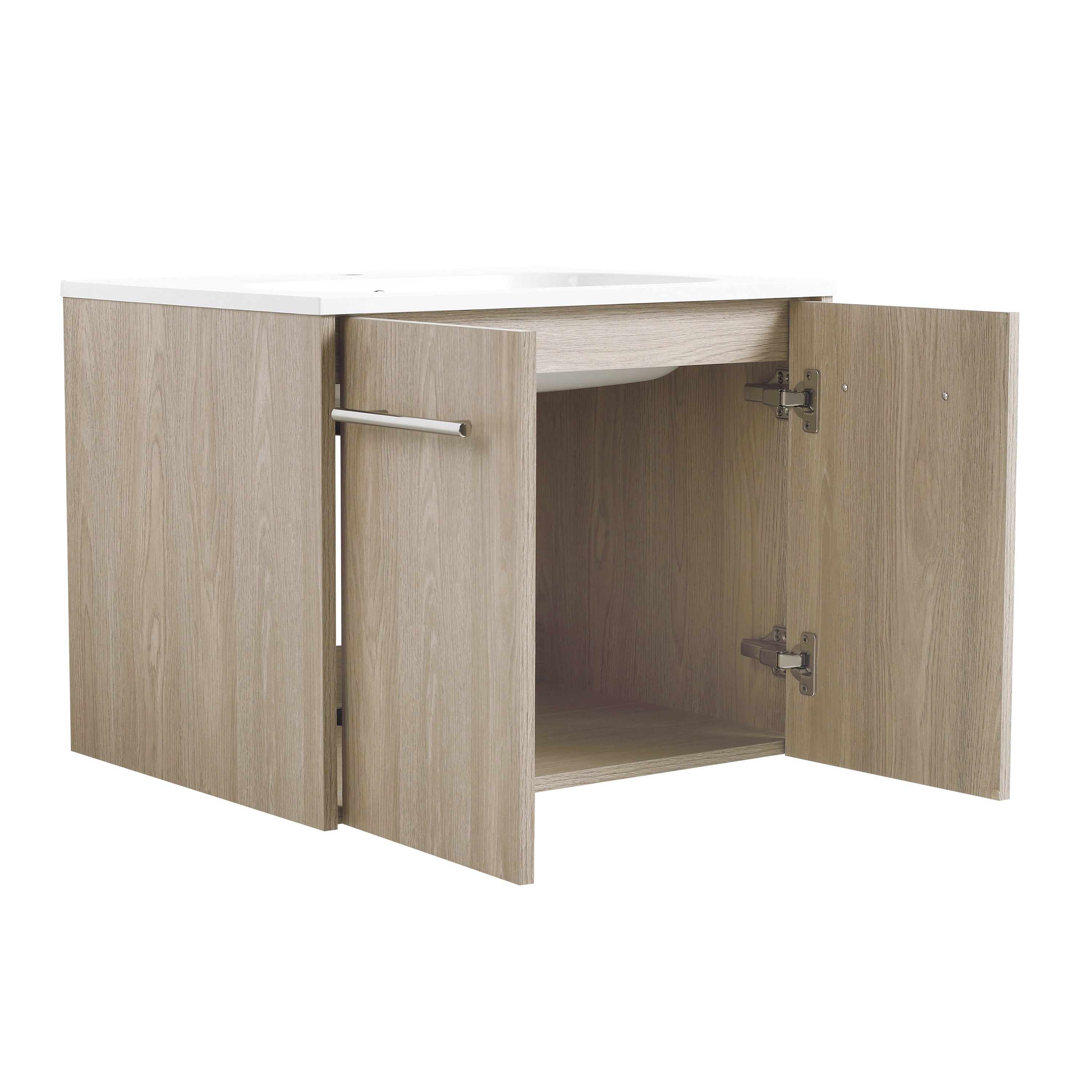 24 Inch Wall Mounted Bathroom Vanity(KD-Packing)-BVC04724WEO