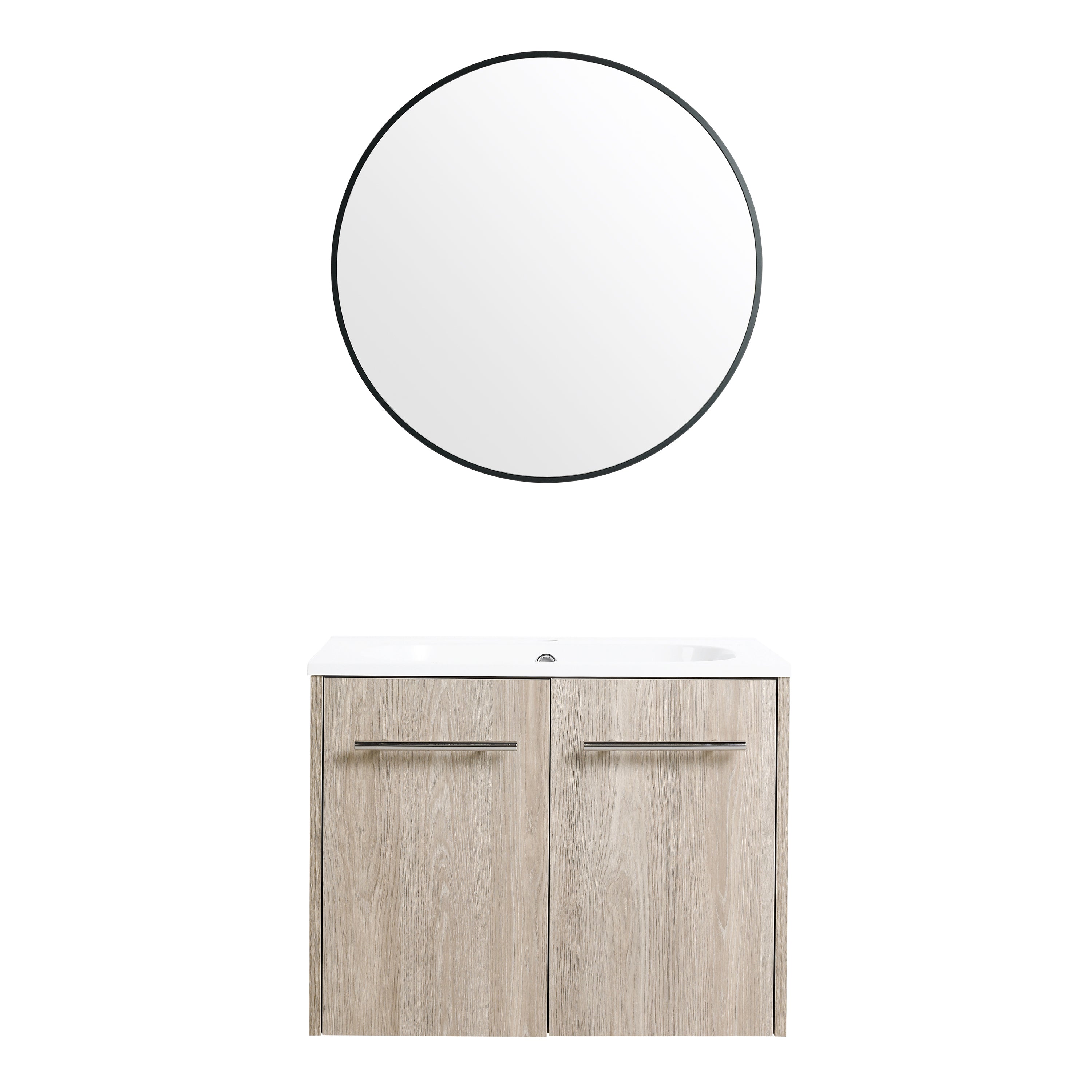 24 Inch Wall Mounted Bathroom Vanity(KD-Packing)-BVC04724WEO