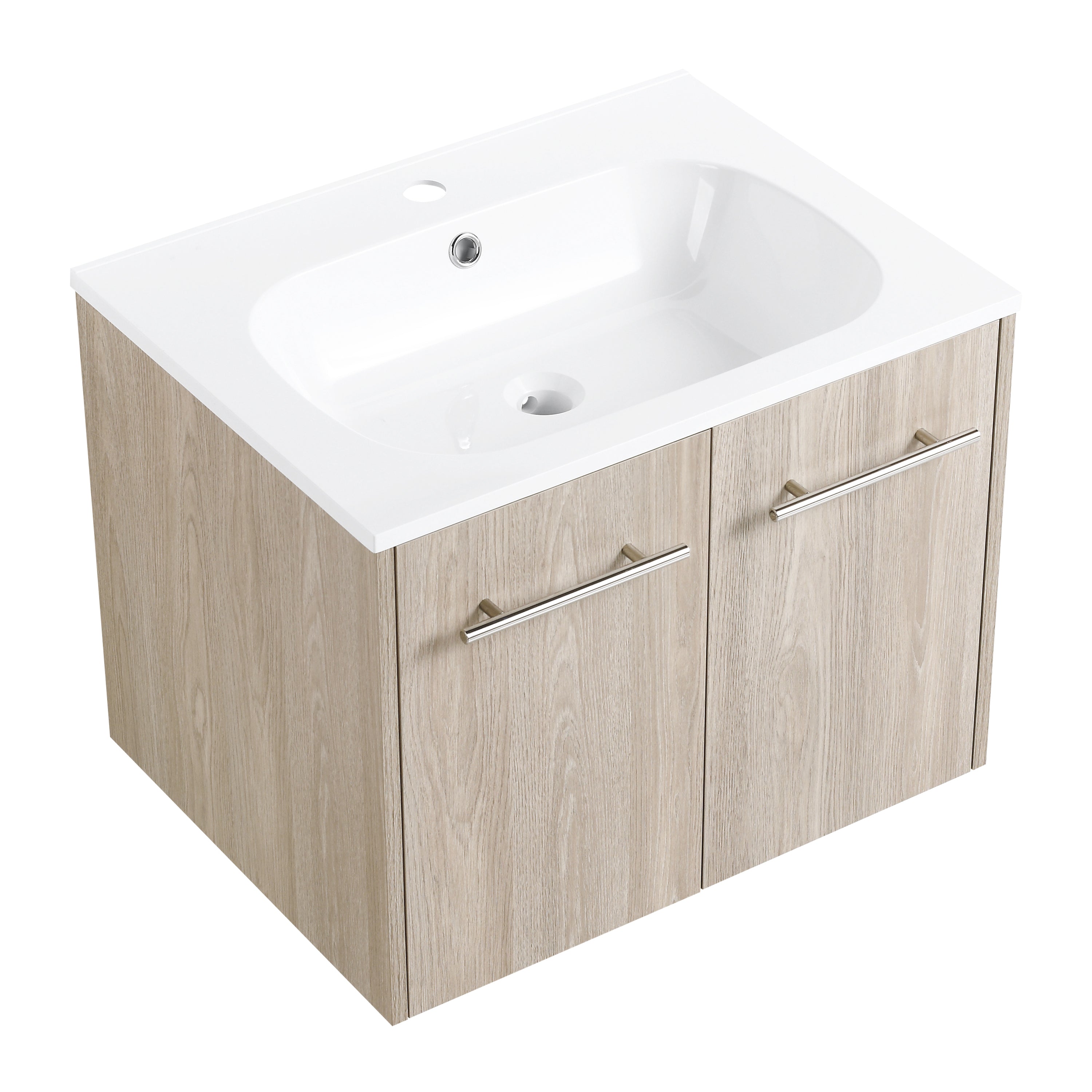 24 Inch Wall Mounted Bathroom Vanity(KD-Packing)-BVC04724WEO