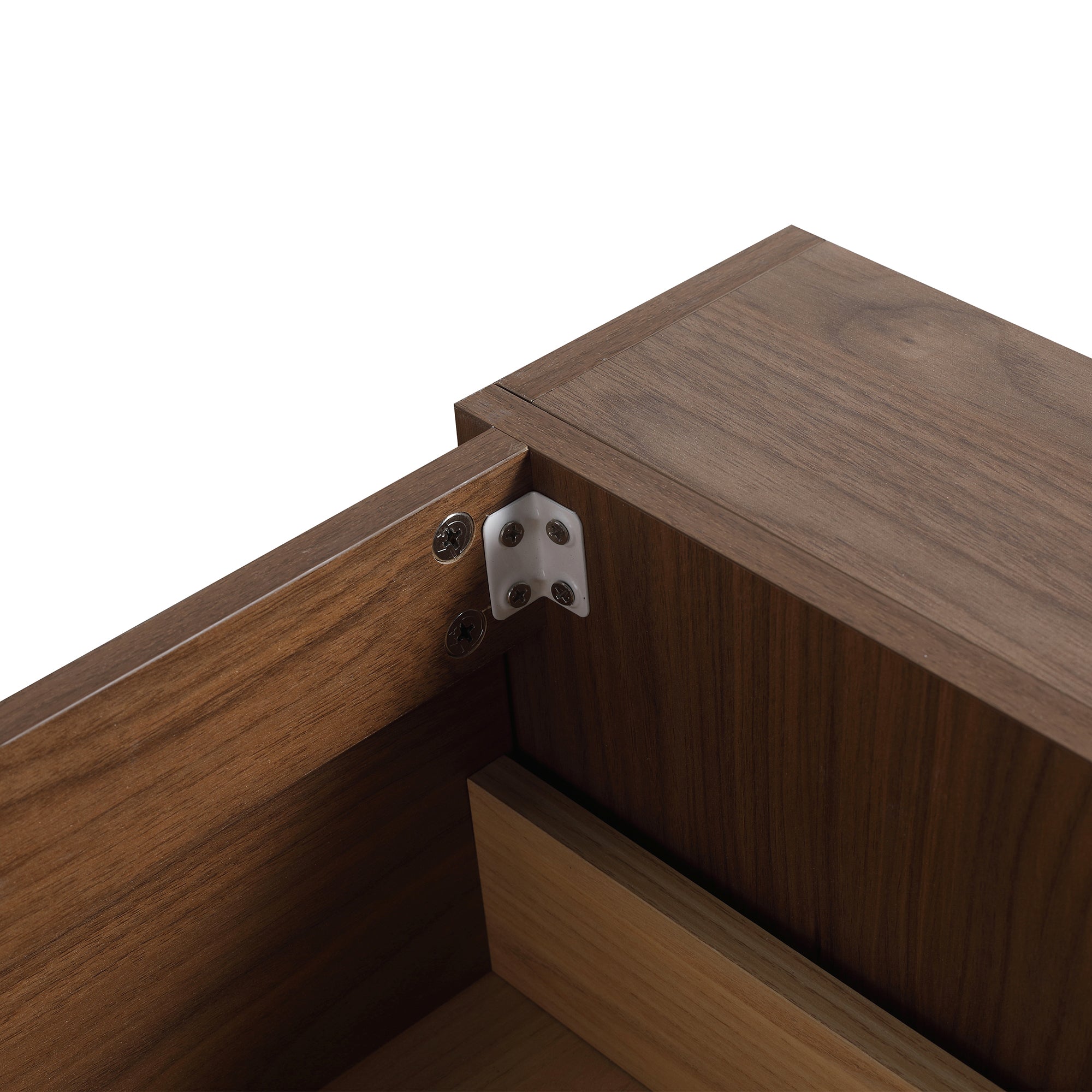 36 Inch Plywood Wall Mounted Bathroom Vanity Set with Integrated Gel Basin