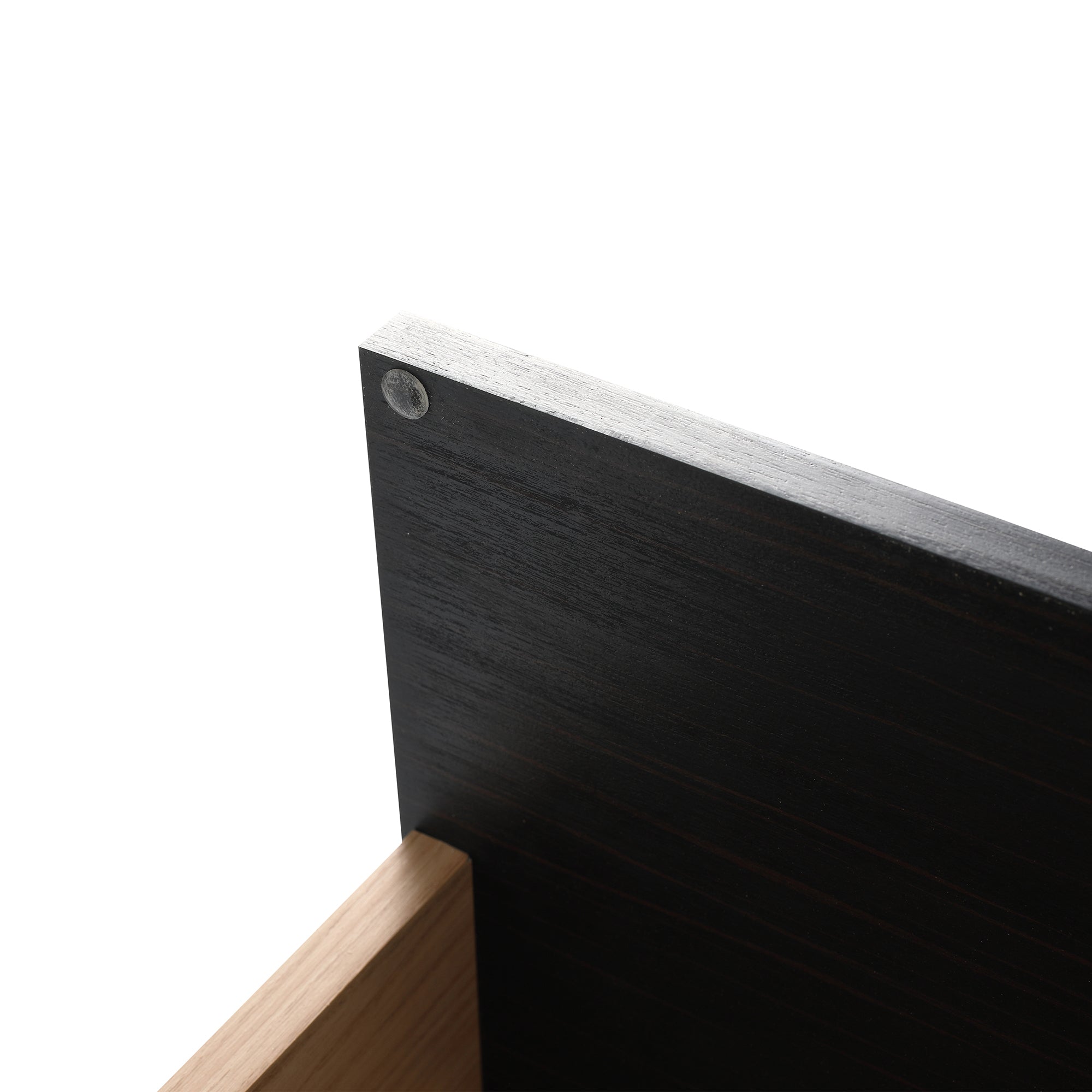 28 inch Wall-Mounted Bathroom Vanity Set in Black with Integrated Ceramic Sink