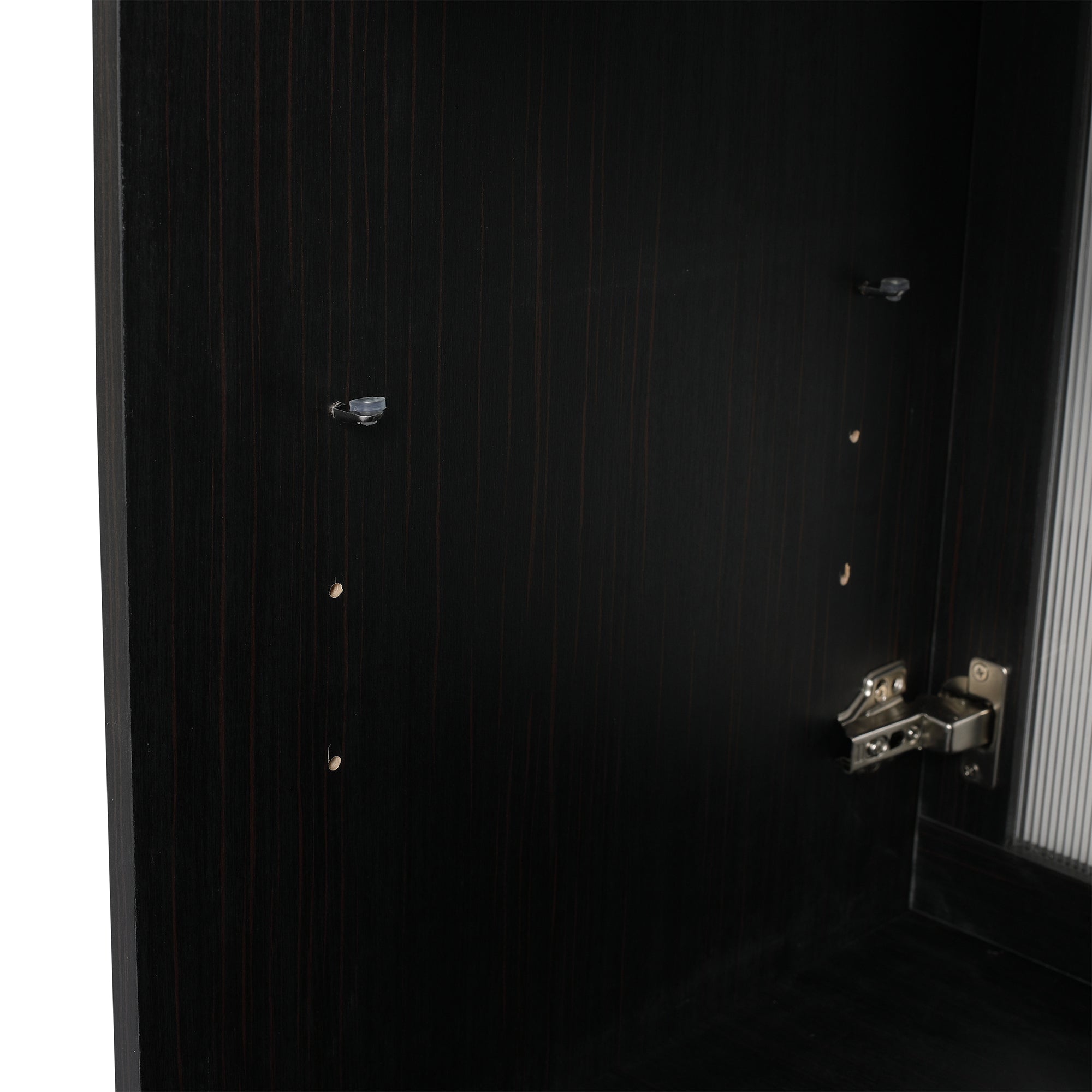 24/32 inch Freestanding Bathroom Vanity Set in Black with Integrated Ceramic Sink
