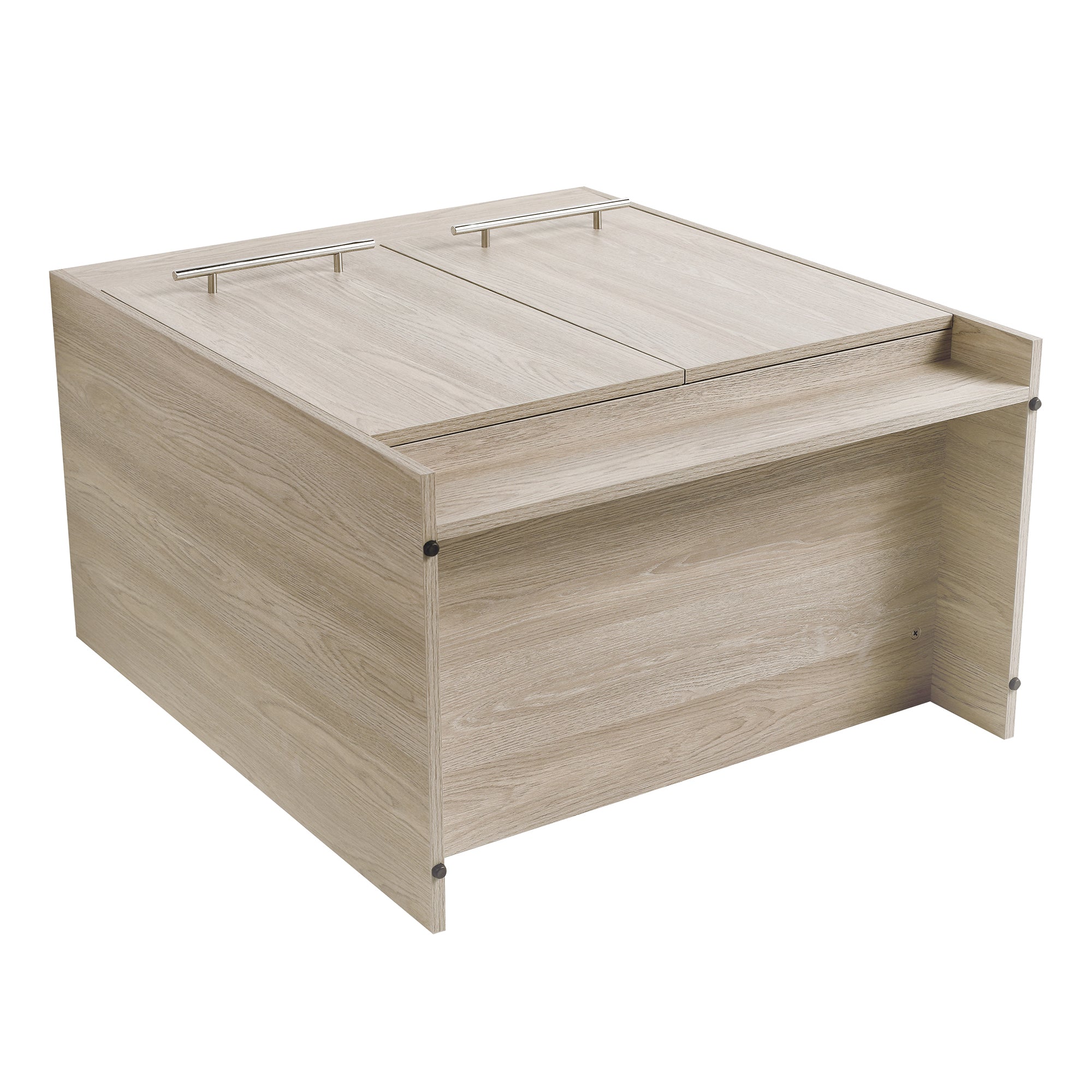 24 Inch Plywood Freestanding Bathroom Vanity With White Resin Sink and Doors and shelf