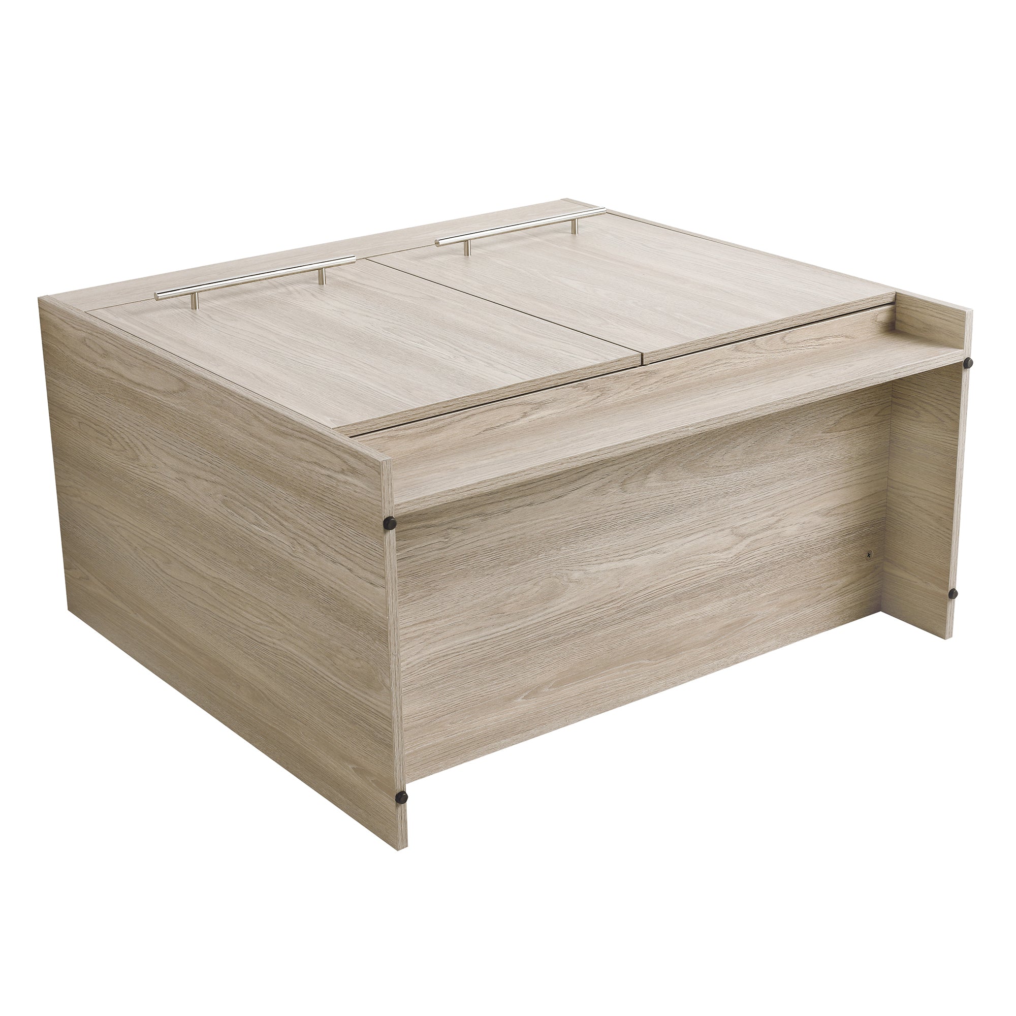 36 Inch Plywood Freestanding Bathroom Vanity with Gel Basin and Doors