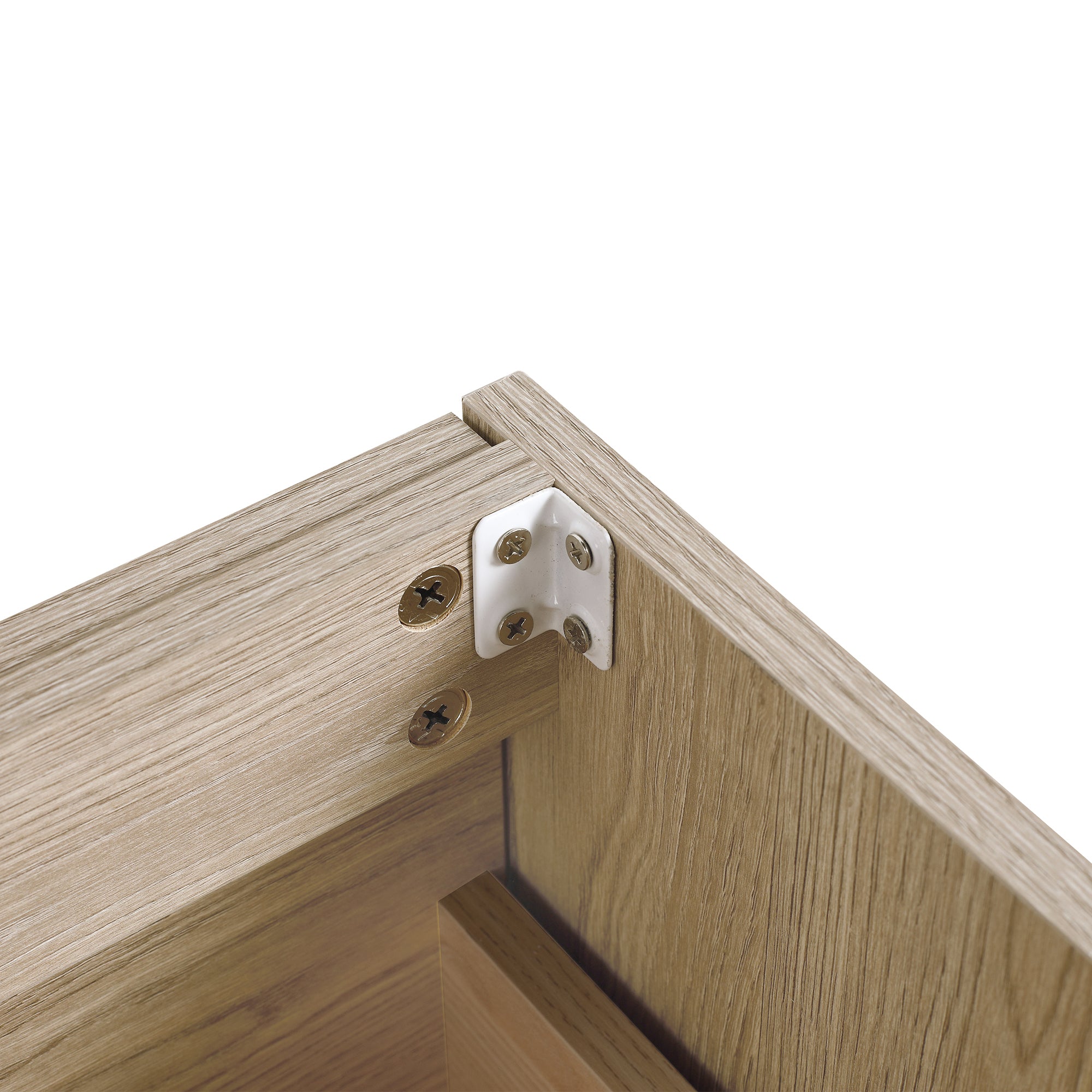 36 Inch Plywood Freestanding Bathroom Vanity with Gel Basin and Doors