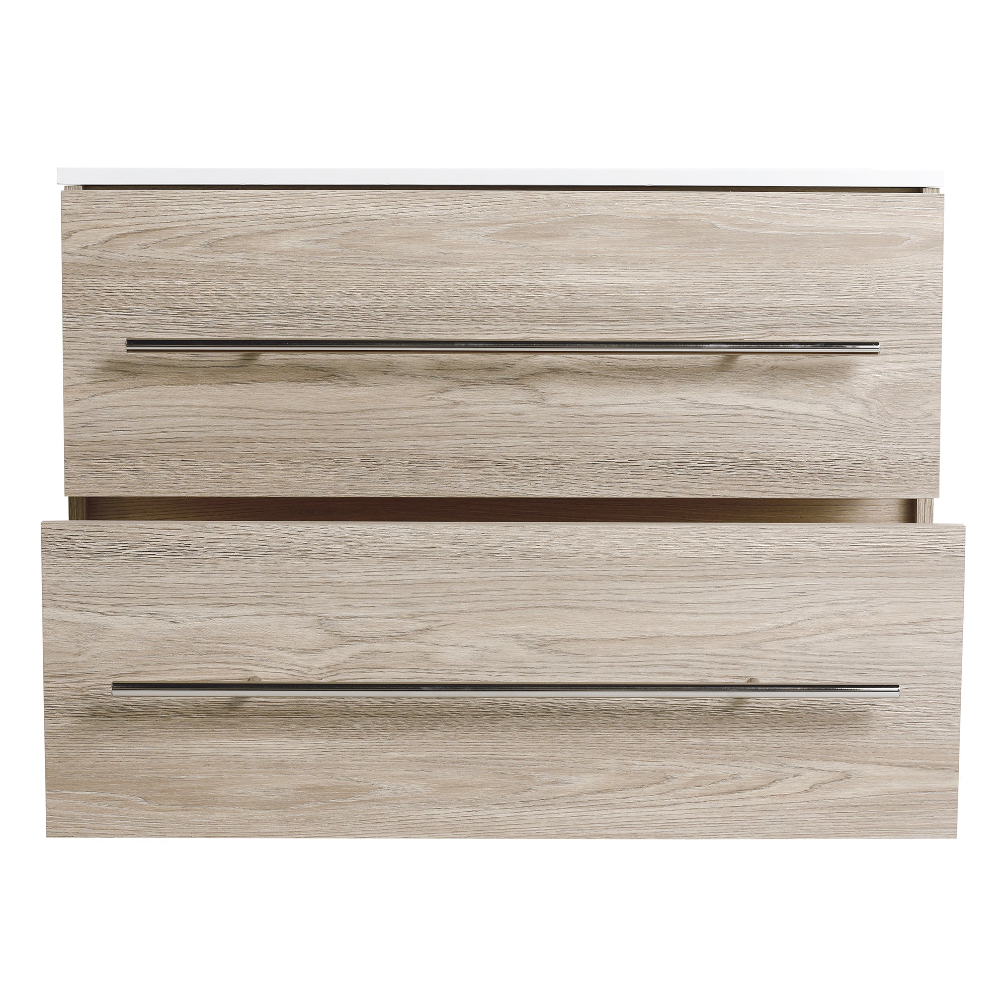 36 Inch Plywood Freestanding Bathroom Vanity with Gel Basin and Doors