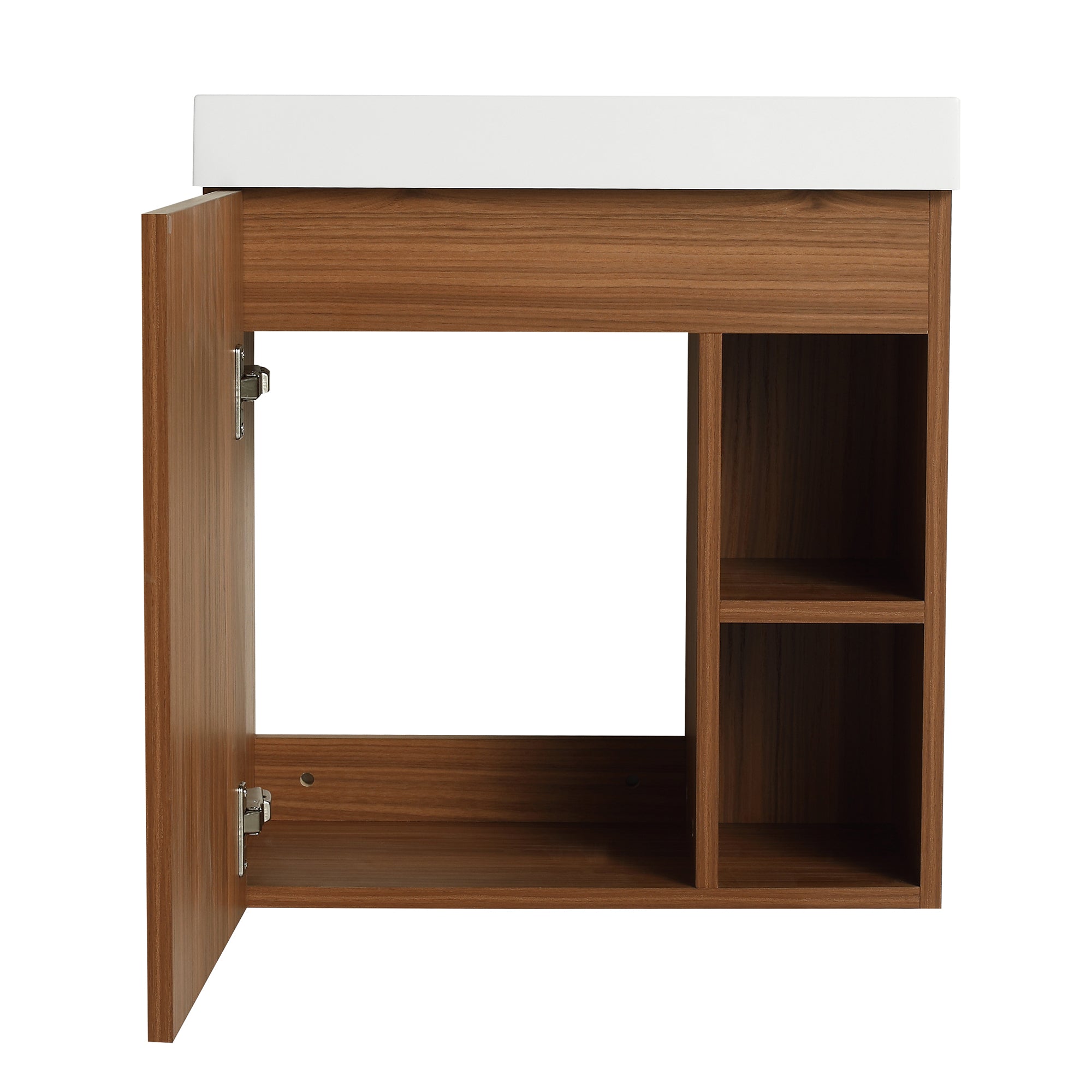 20 inch Wall-Mounted Bathroom Vanity Set  with Integrated Resin Sink