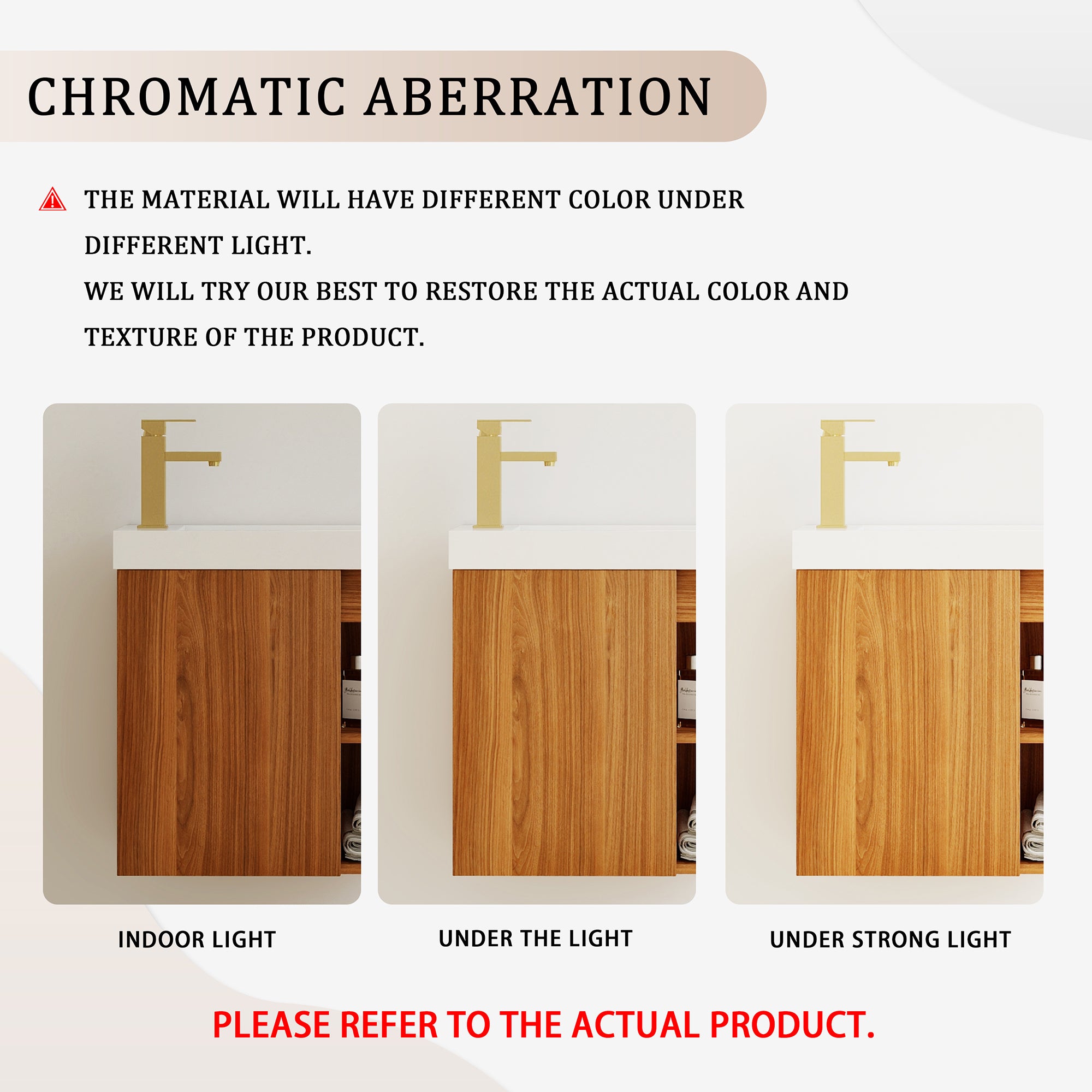 20 inch Wall-Mounted Bathroom Vanity Set  with Integrated Resin Sink
