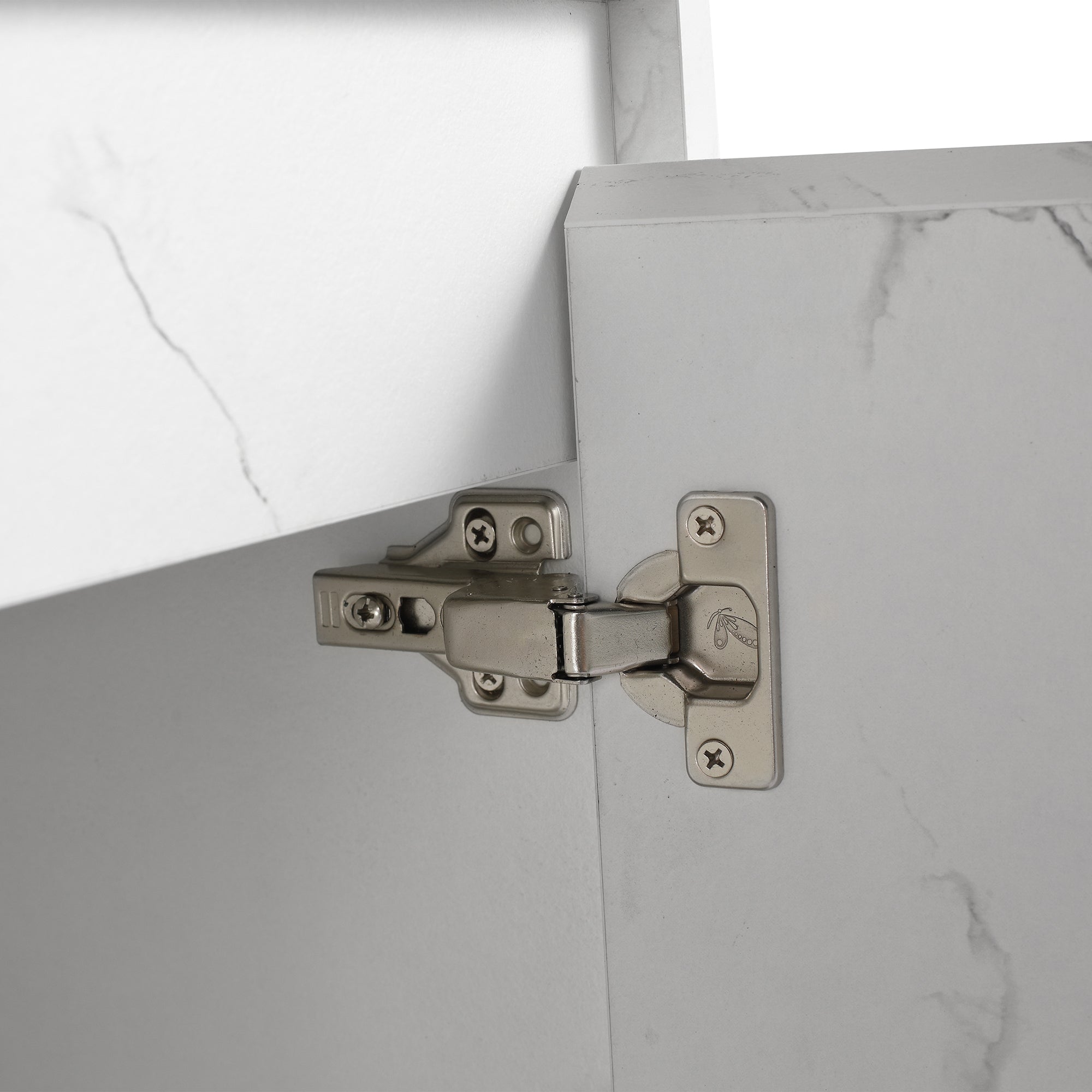 20 inch Wall-Mounted Bathroom Vanity Set  with Integrated Resin Sink