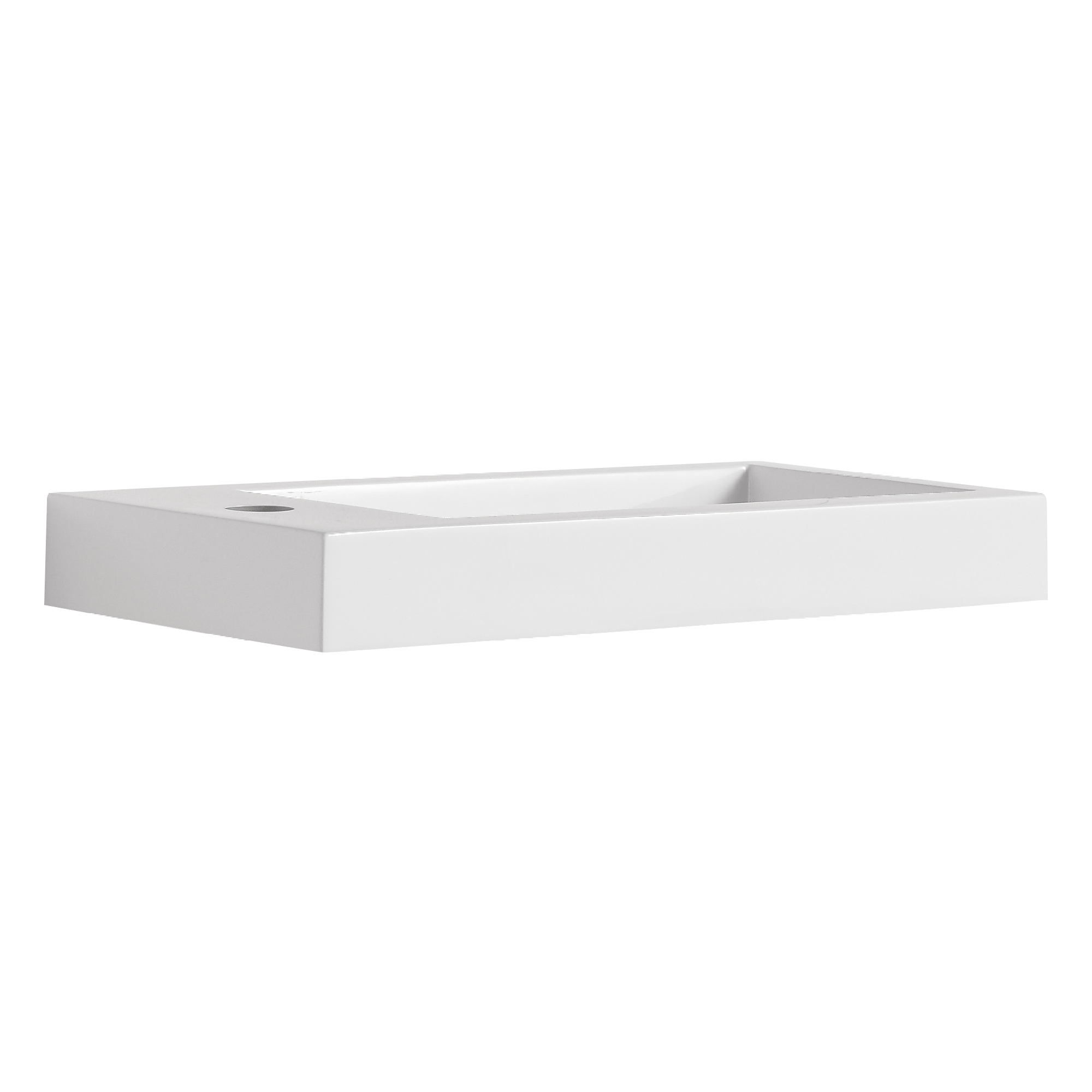 20 inch Wall-Mounted Bathroom Vanity Set  with Integrated Resin Sink