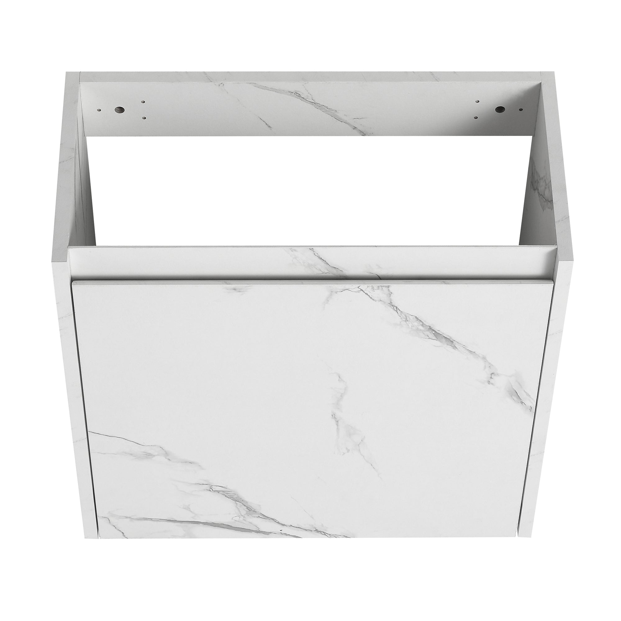 20 inch Wall-Mounted Bathroom Vanity Set  with Integrated Resin Sink