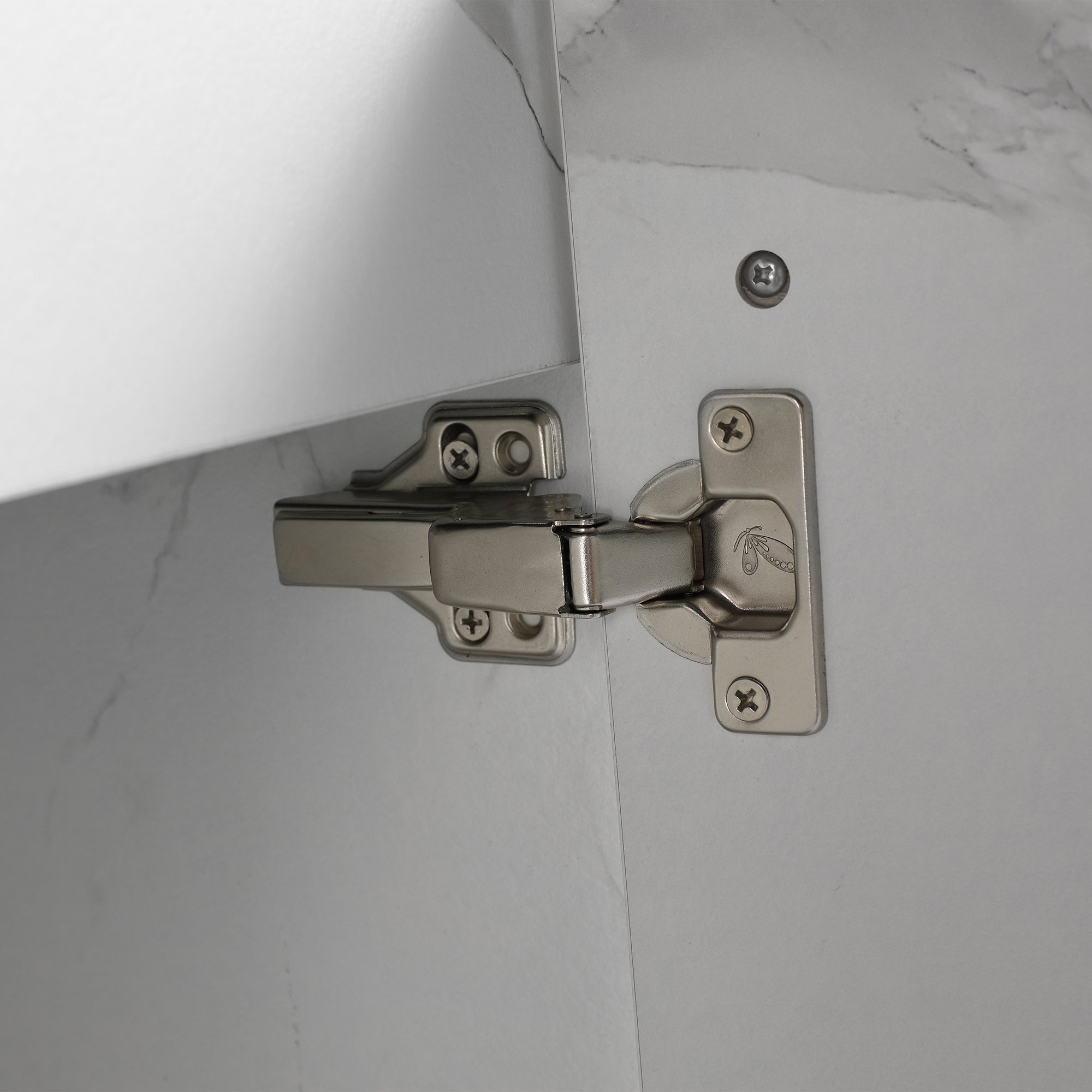 20 inch Wall-Mounted Bathroom Vanity Set  with Integrated Resin Sink
