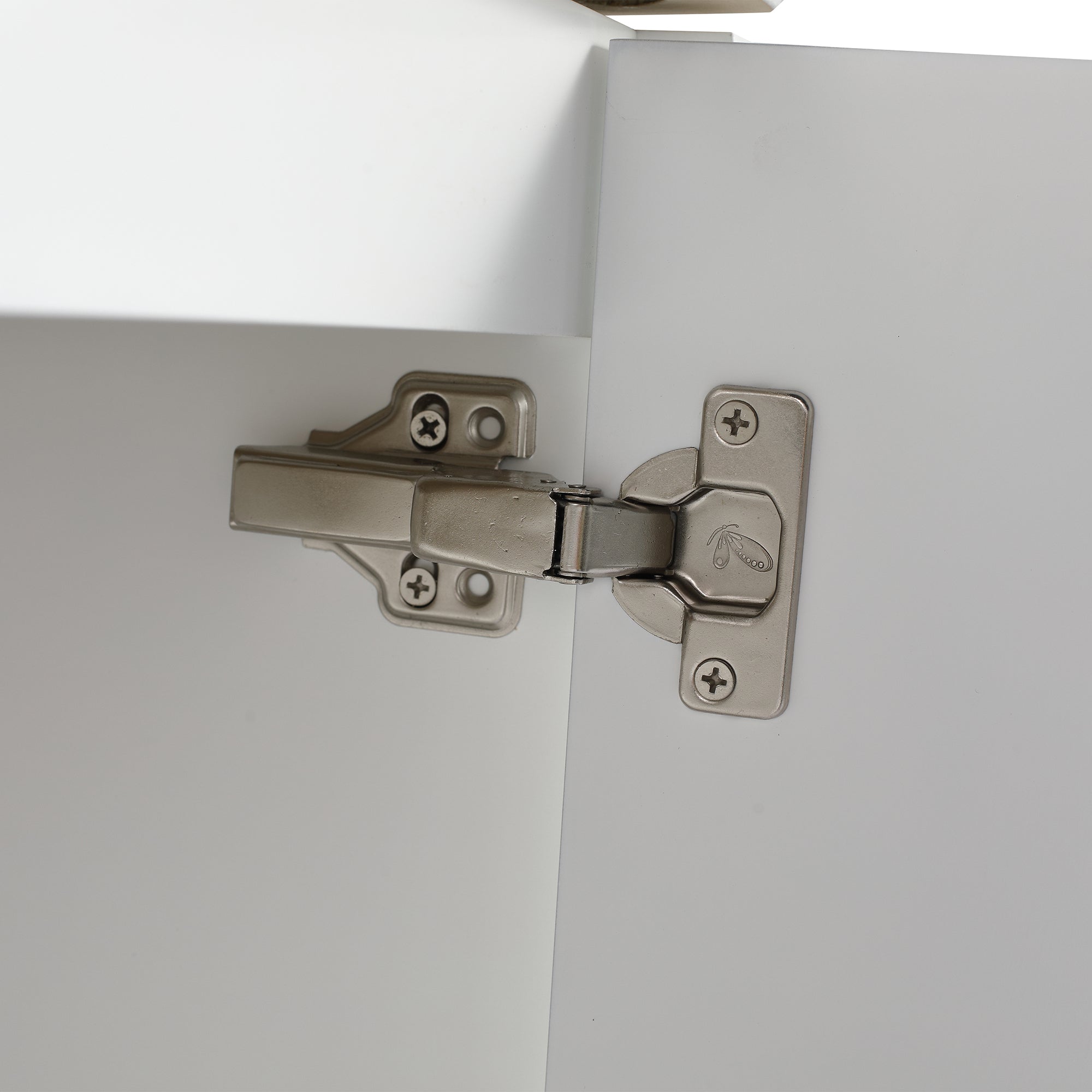 28 inch Plywood Wall Mounted Bathroom Vanity Set with Integrated Ceramic Sink