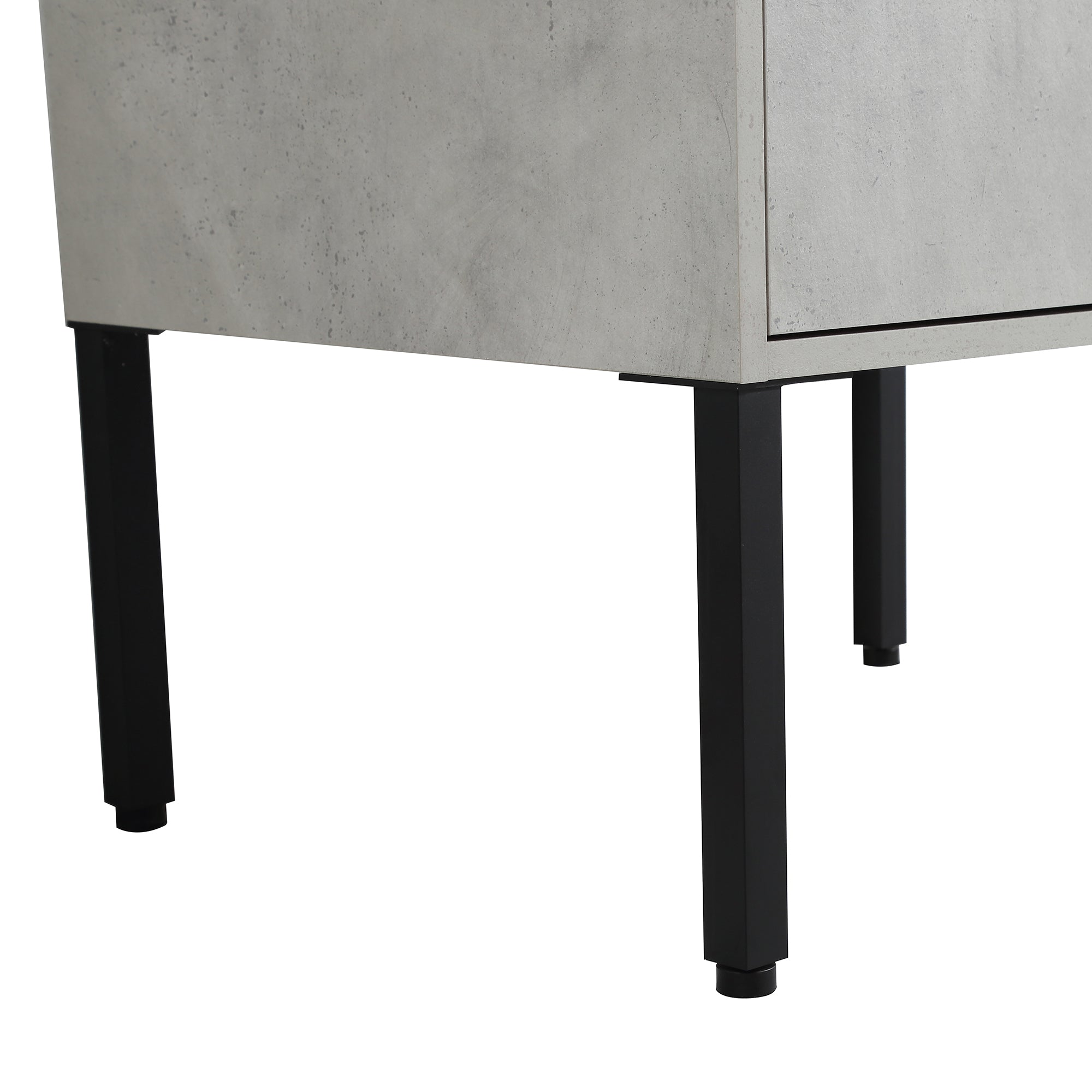 36 Inch Plywood Wall-Mounted Bathroom Vanity Set in White Oak with Integrated Resin Sink