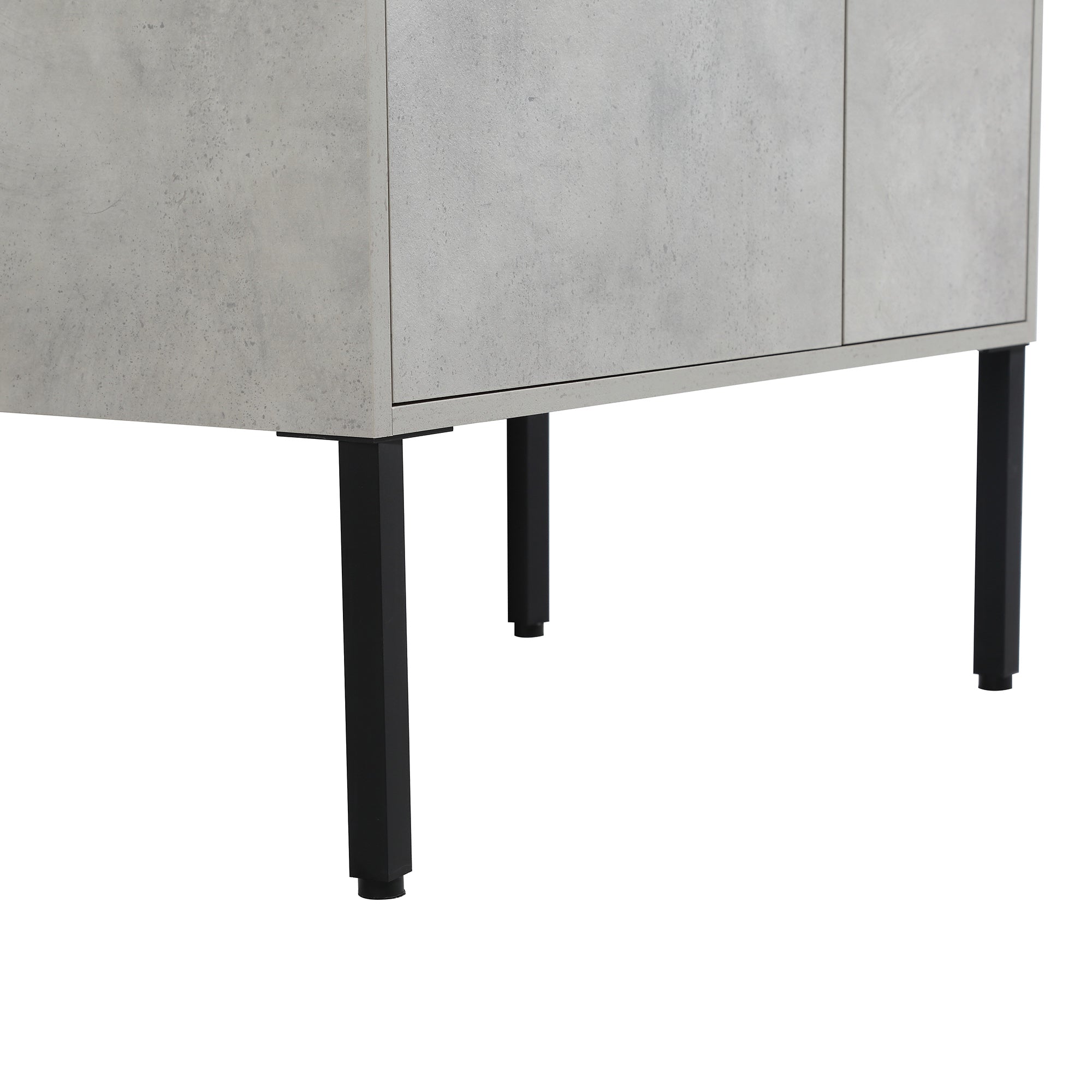 36 Inch Plywood Wall-Mounted Bathroom Vanity Set in White Oak with Integrated Resin Sink