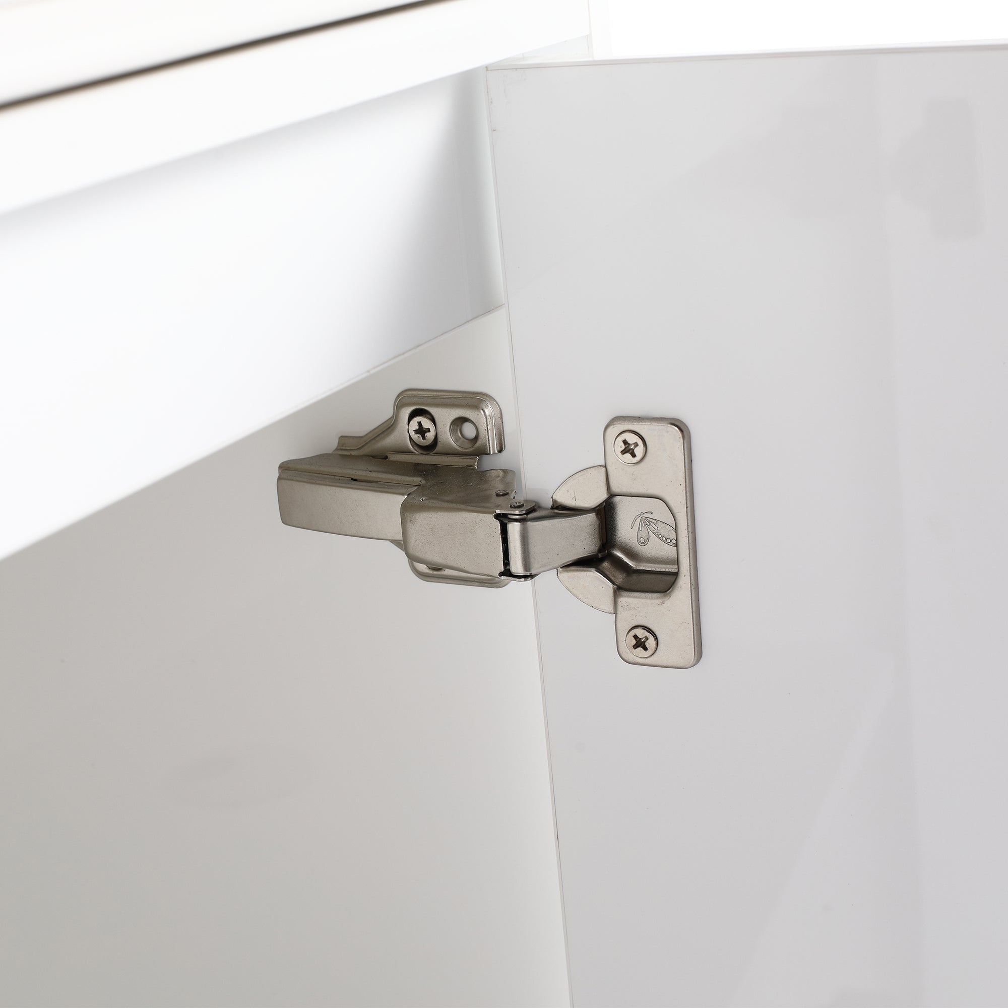 24/30 inch Freestanding Bathroom Vanity Set in White with Integrated Ceramic Sink