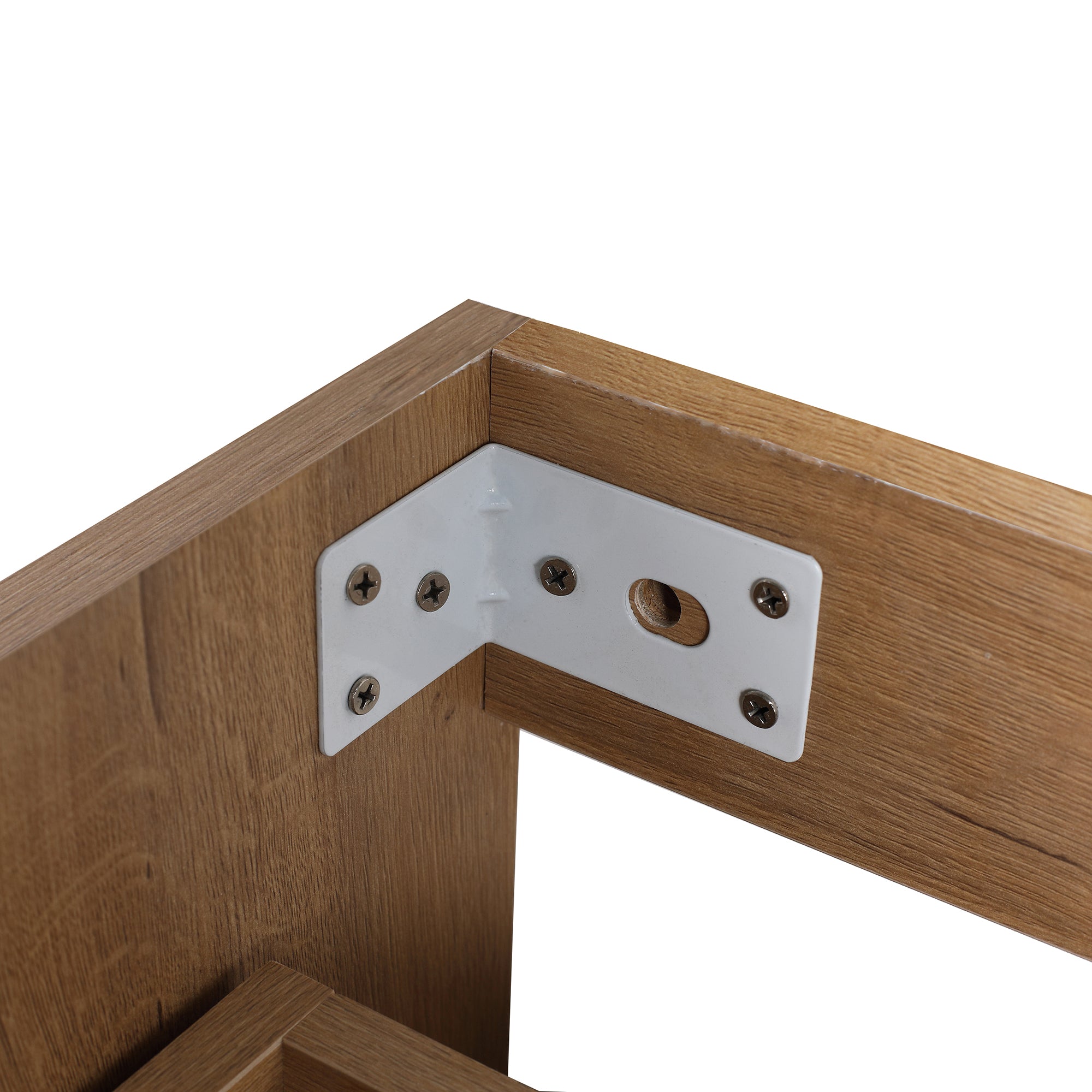 30 Inch Wall Mounted Plywood Bathroom Vanity with Resin Basin and Drawers