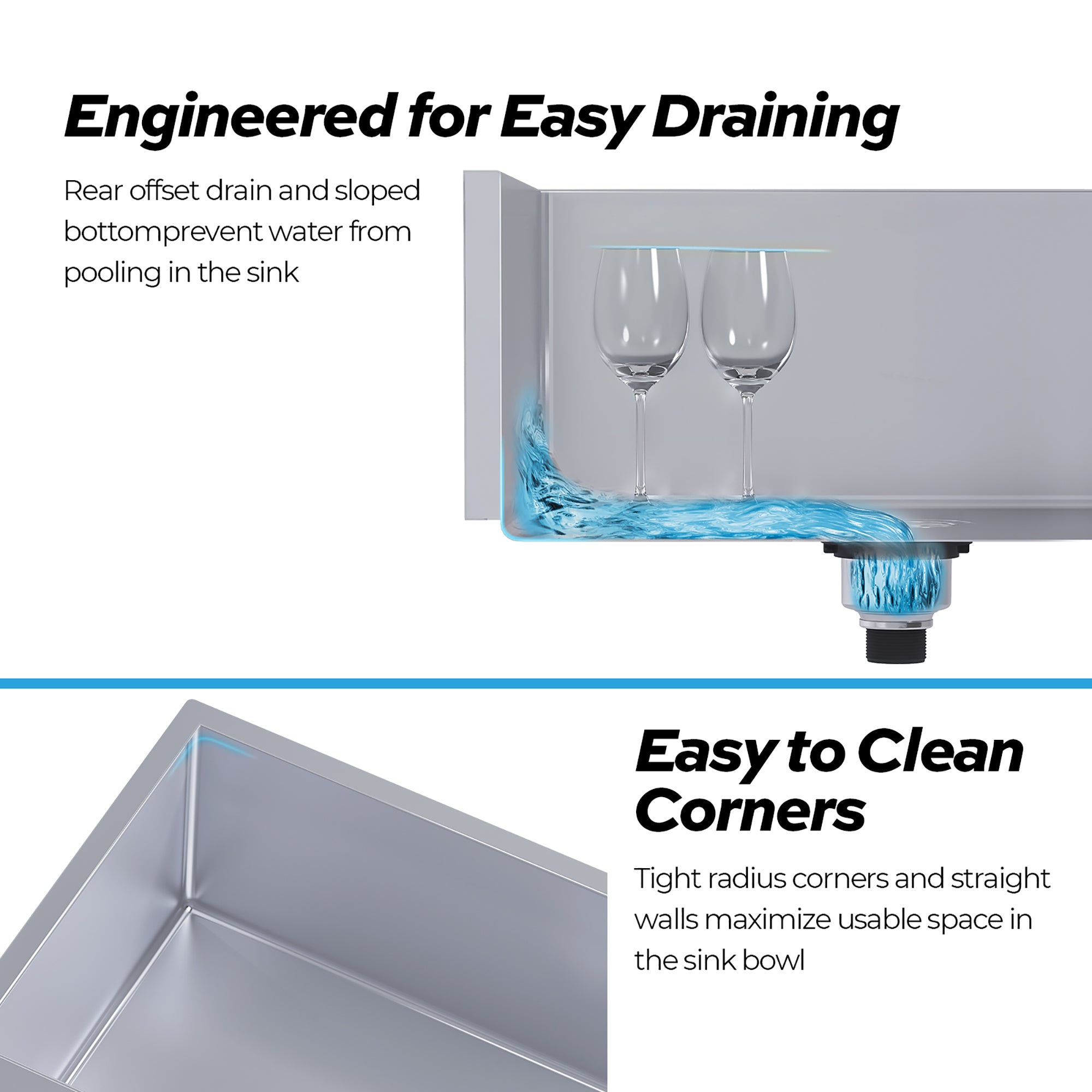 Stainless Steel 33 in. Double Bowl Farmhouse Kitchen Sink with Sink Grid