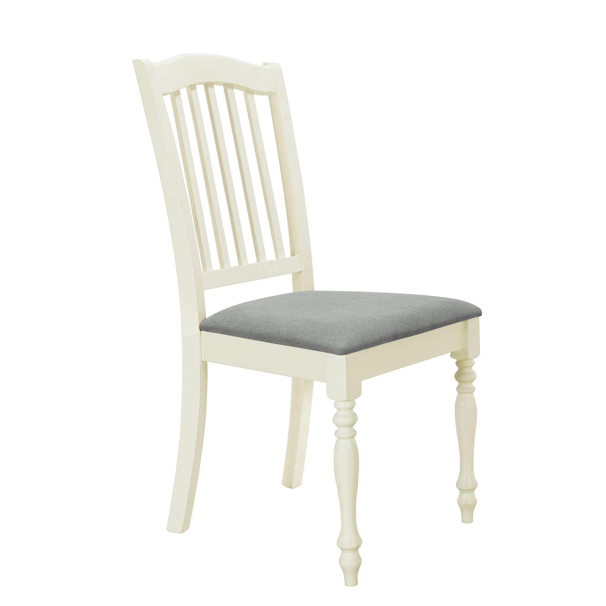 5-Piece Solid Wood Dining Table Set with Table and Four Chairs