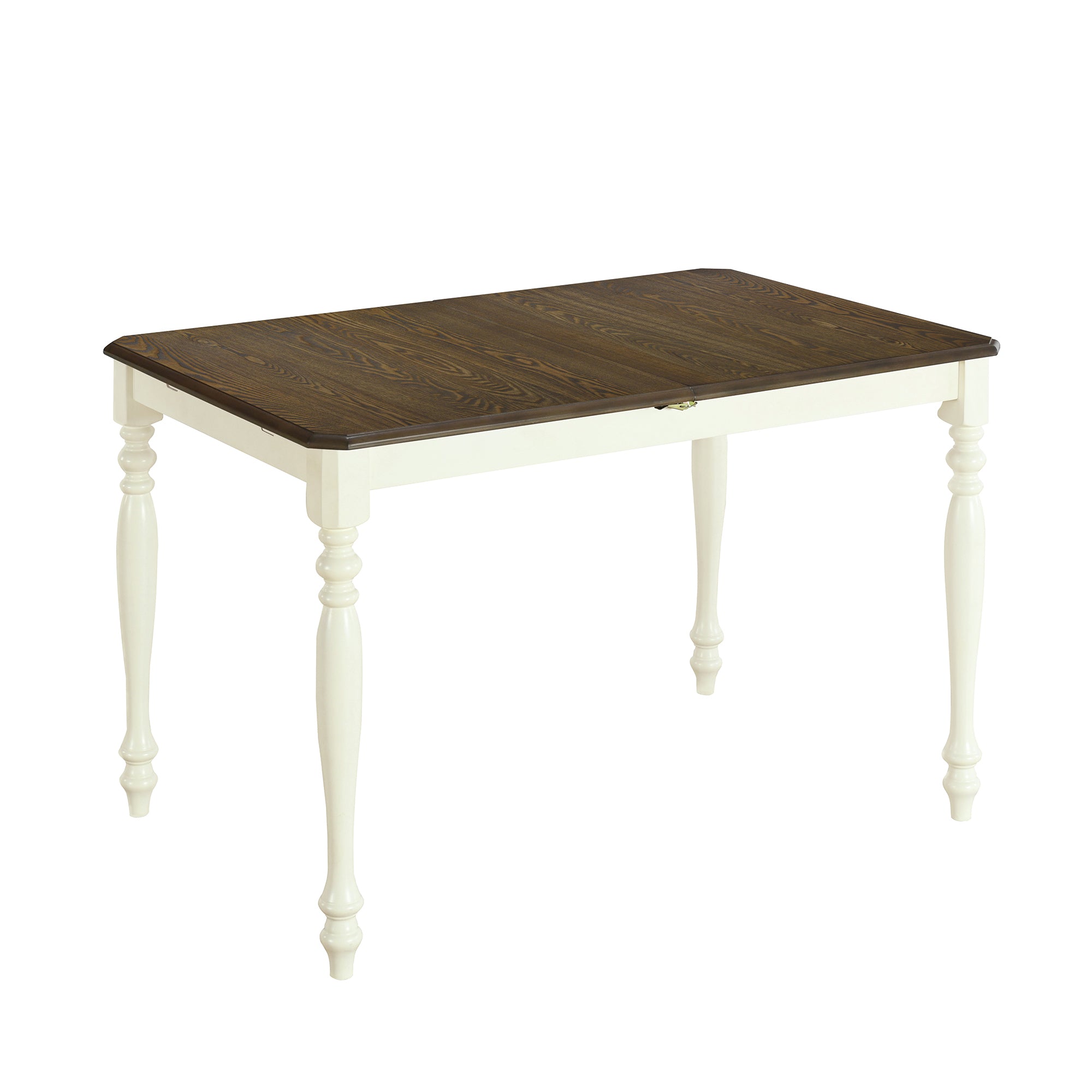5-Piece Solid Wood Dining Table Set with Table and Four Chairs