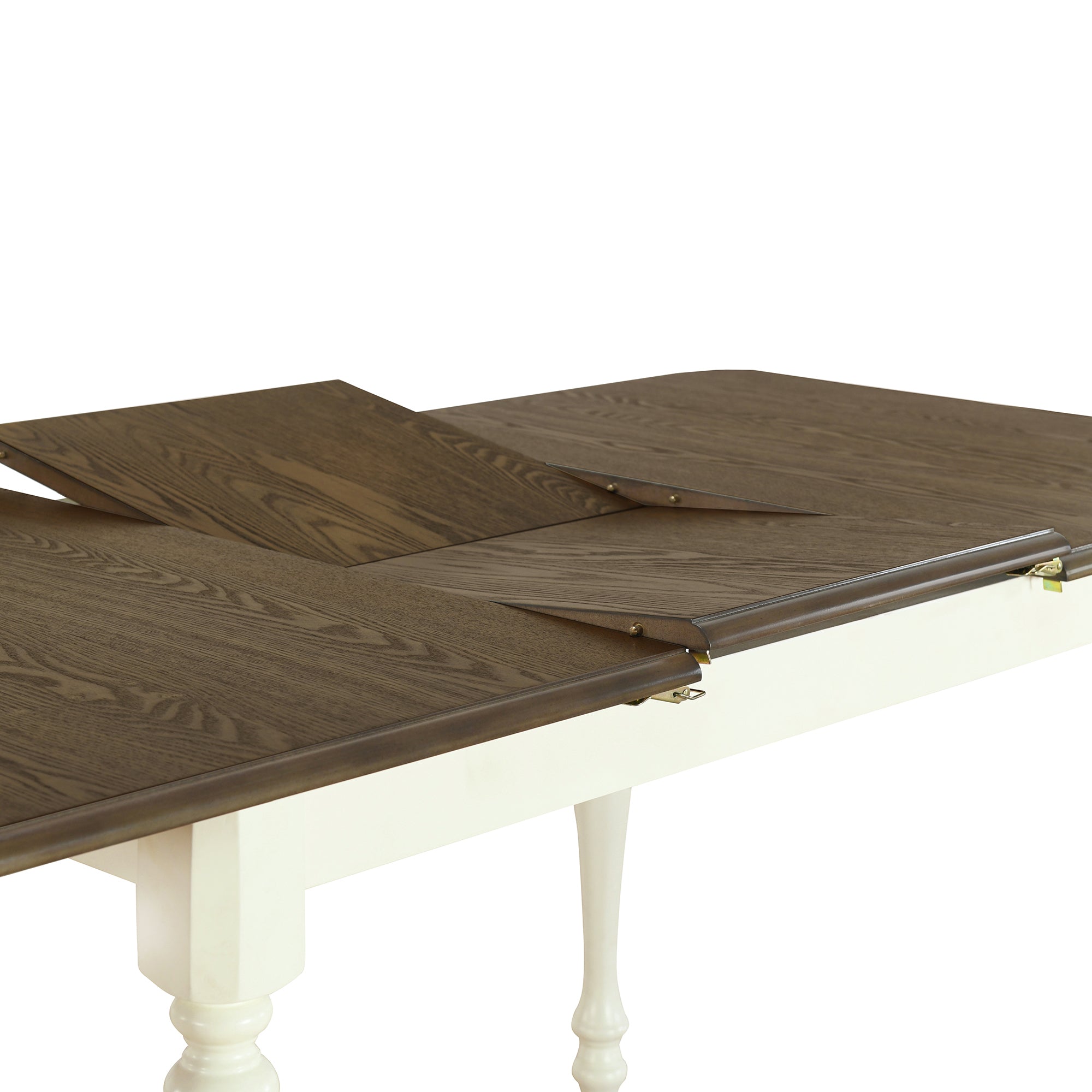 5-Piece Solid Wood Dining Table Set with Table and Four Chairs