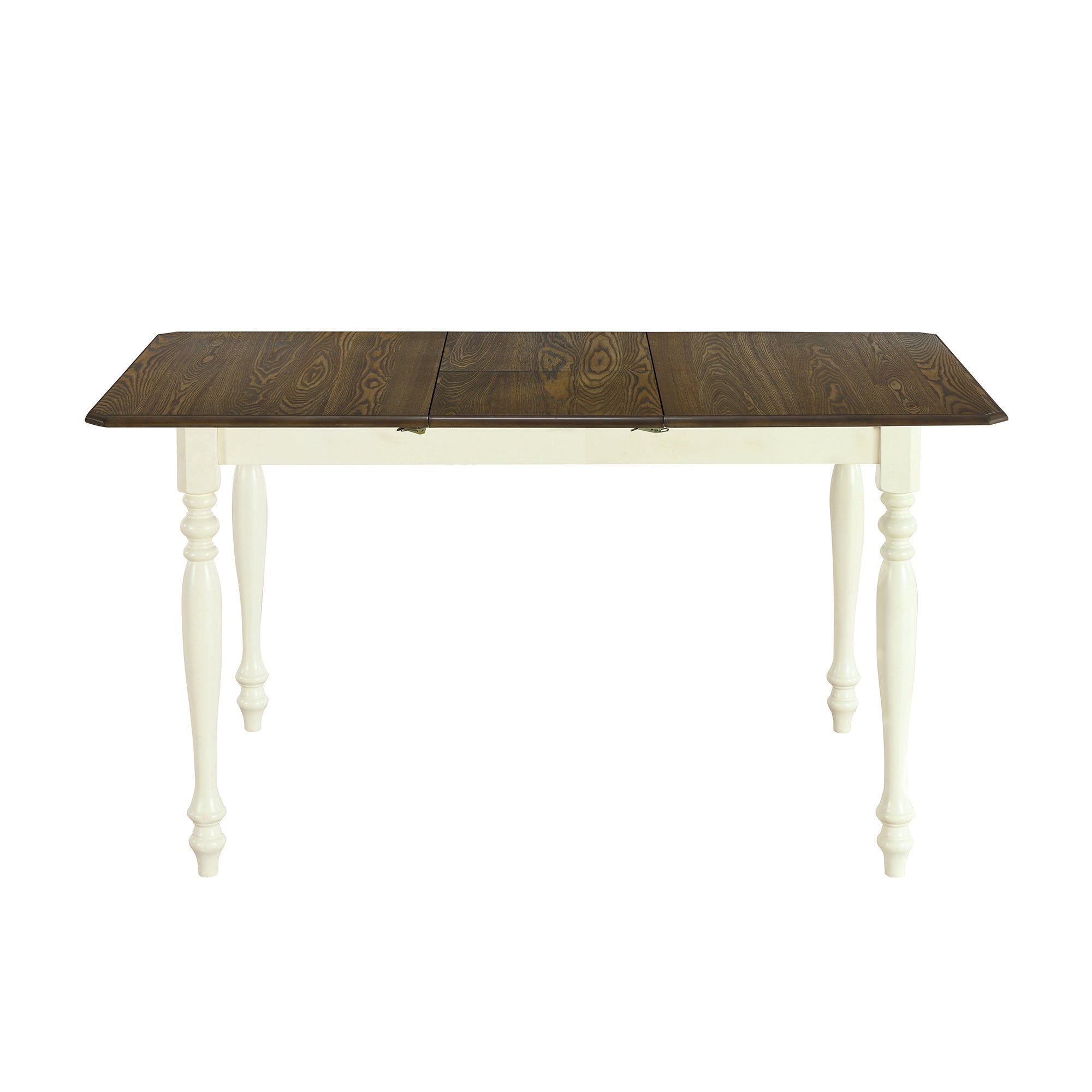 5-Piece Solid Wood Dining Table Set with Table and Four Chairs