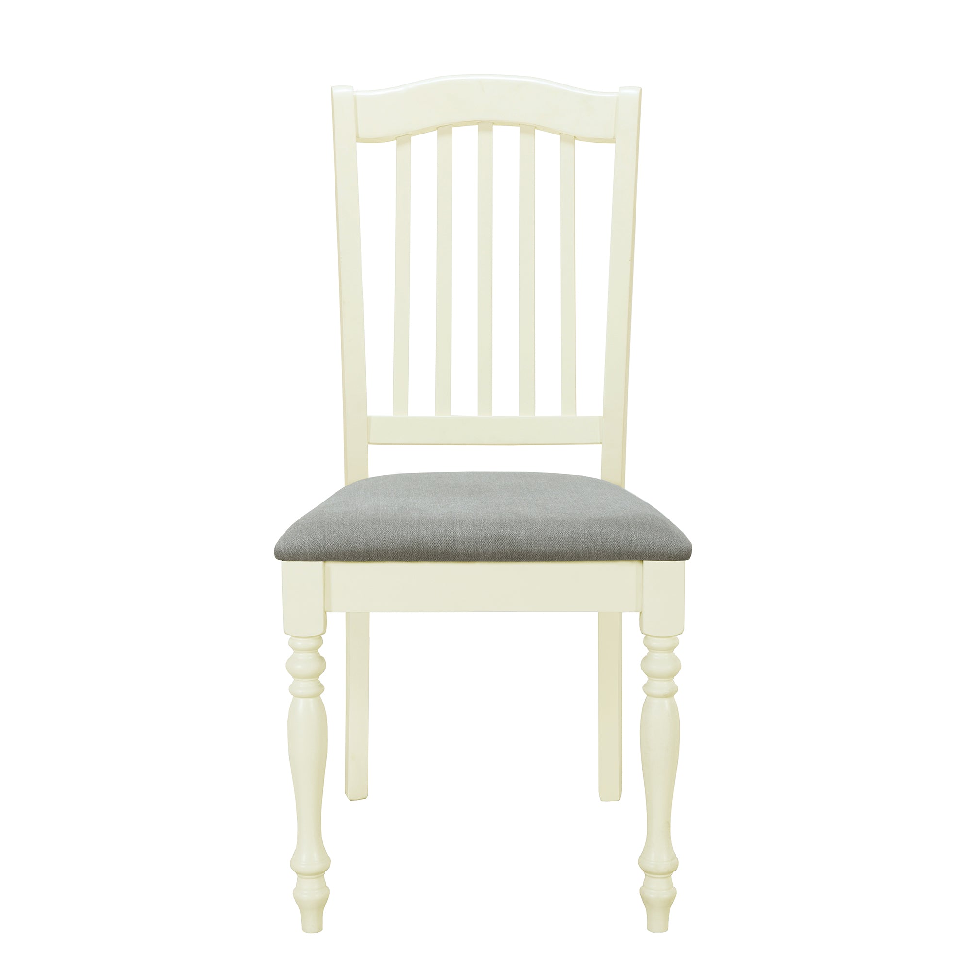 5-Piece Solid Wood Dining Table Set with Table and Four Chairs