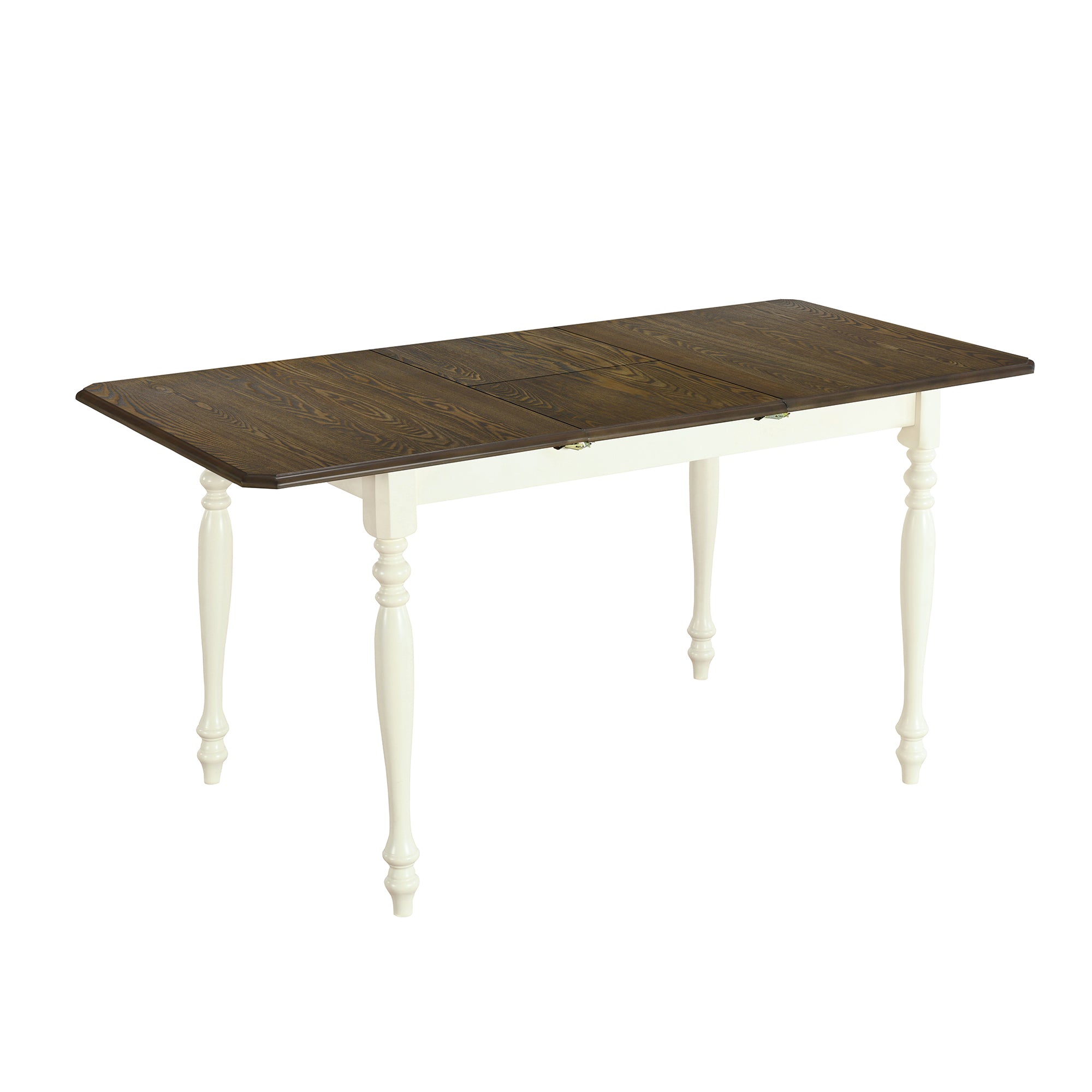 5-Piece Solid Wood Dining Table Set with Table and Four Chairs